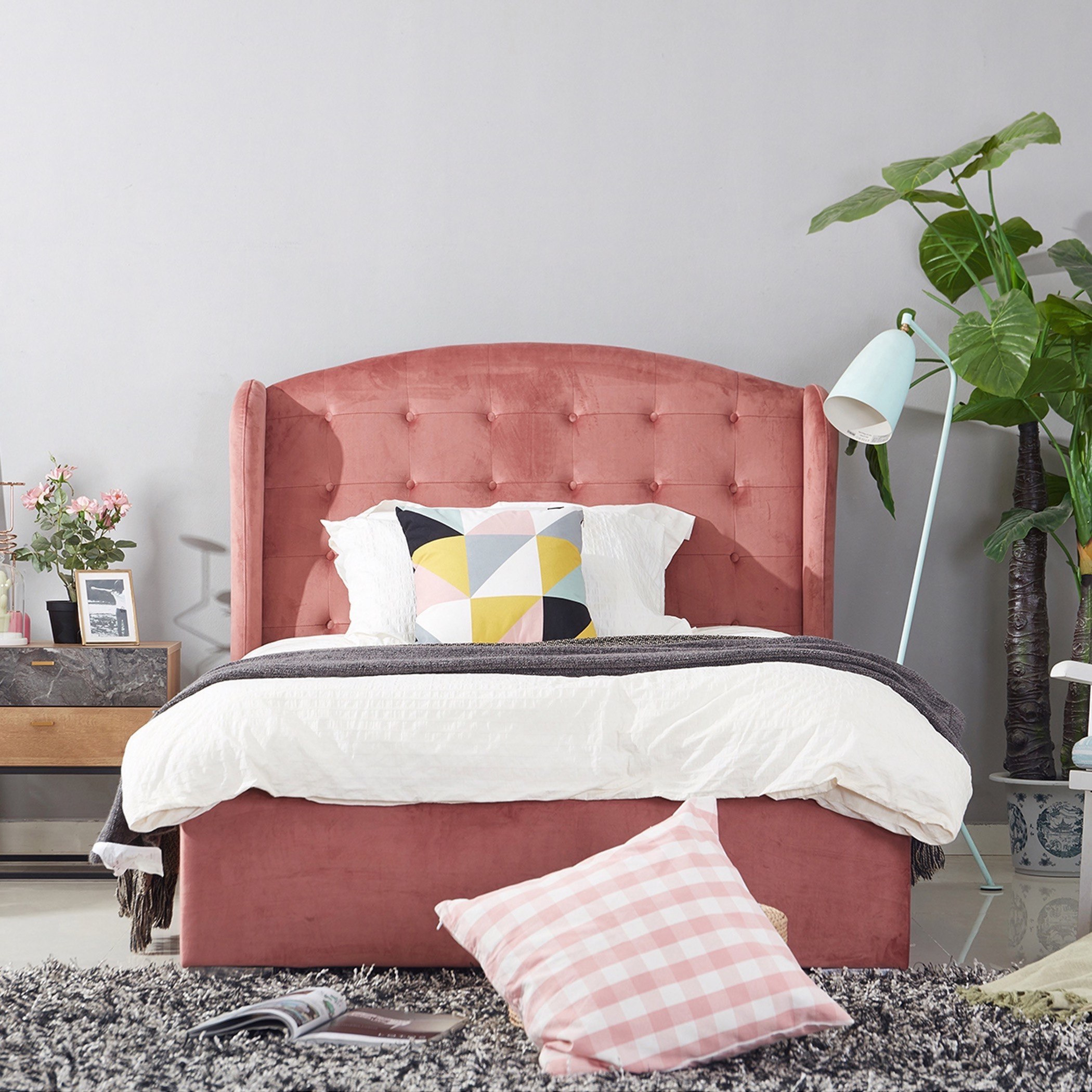 سرير توين منجد - وينجو من موڤو - 120x200 سم-hbxfurniture-kidsroom-kidsroomsets-twin-image-1