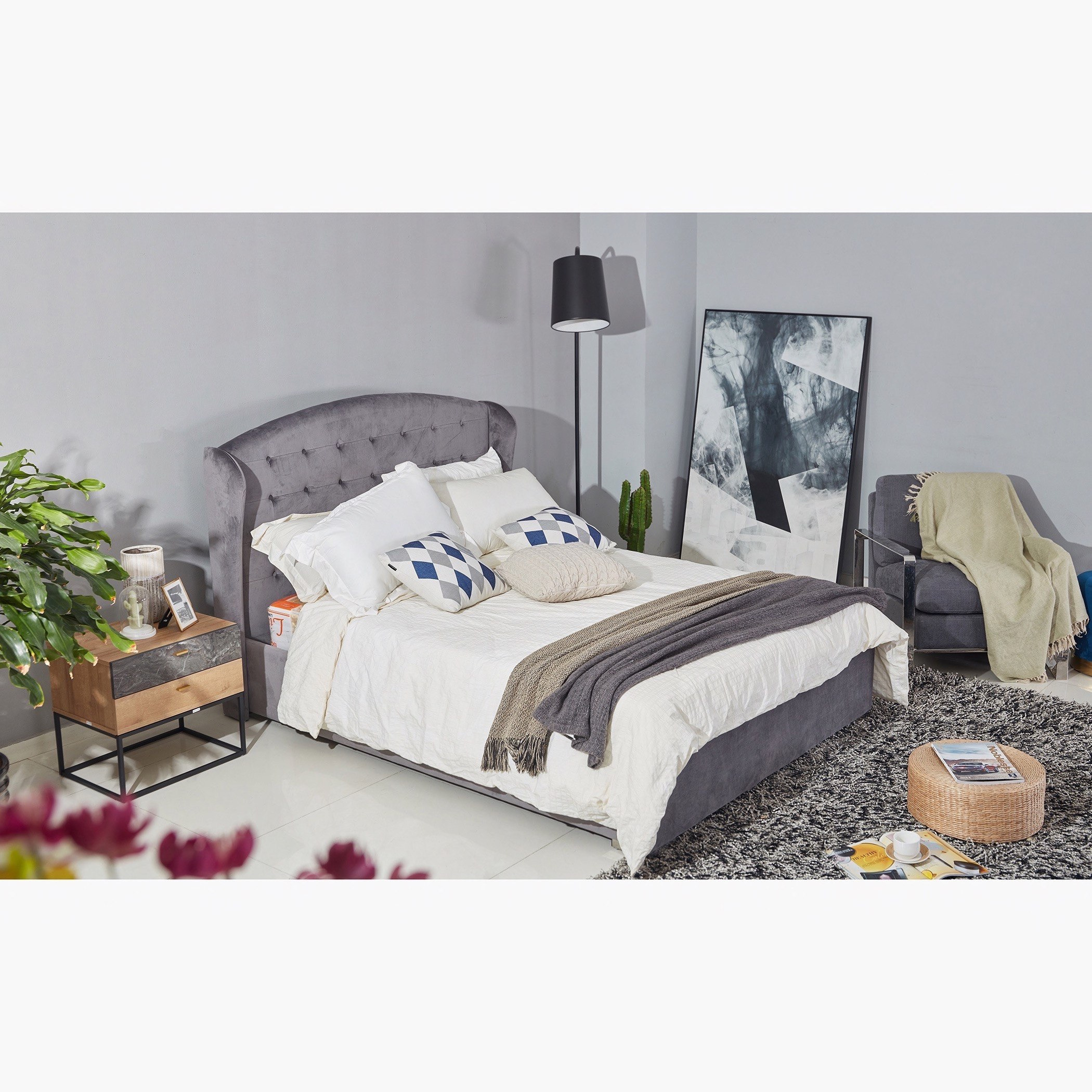 سرير كوين منجّد من وينجو - 150×200 سم-hbxbedroom-bedsandbedsets-beds-queen-image-6