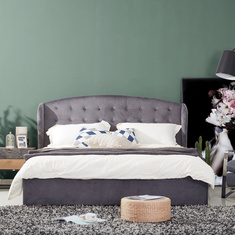 Wingo Queen Upholstered Bed - 160x200 cms