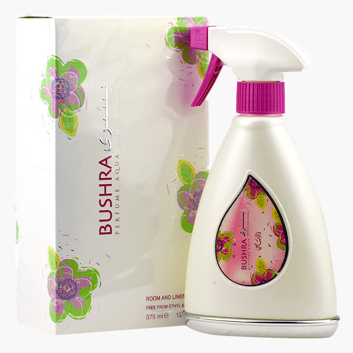 Rasasi Aqua Bushra Perfume Room Spray - 375 ml-hbxdecorandfurnishings-homefragrance-roomfreshnersandaromamist-image-1