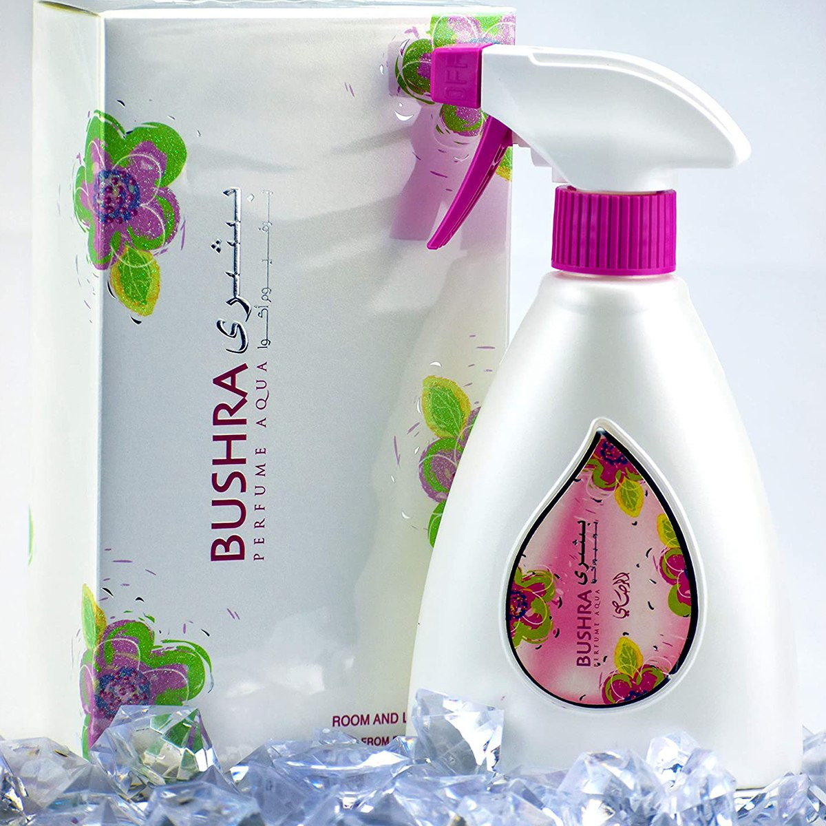 Rasasi Aqua Bushra Perfume Room Spray - 375 ml-hbxdecorandfurnishings-homefragrance-roomfreshnersandaromamist-image-4