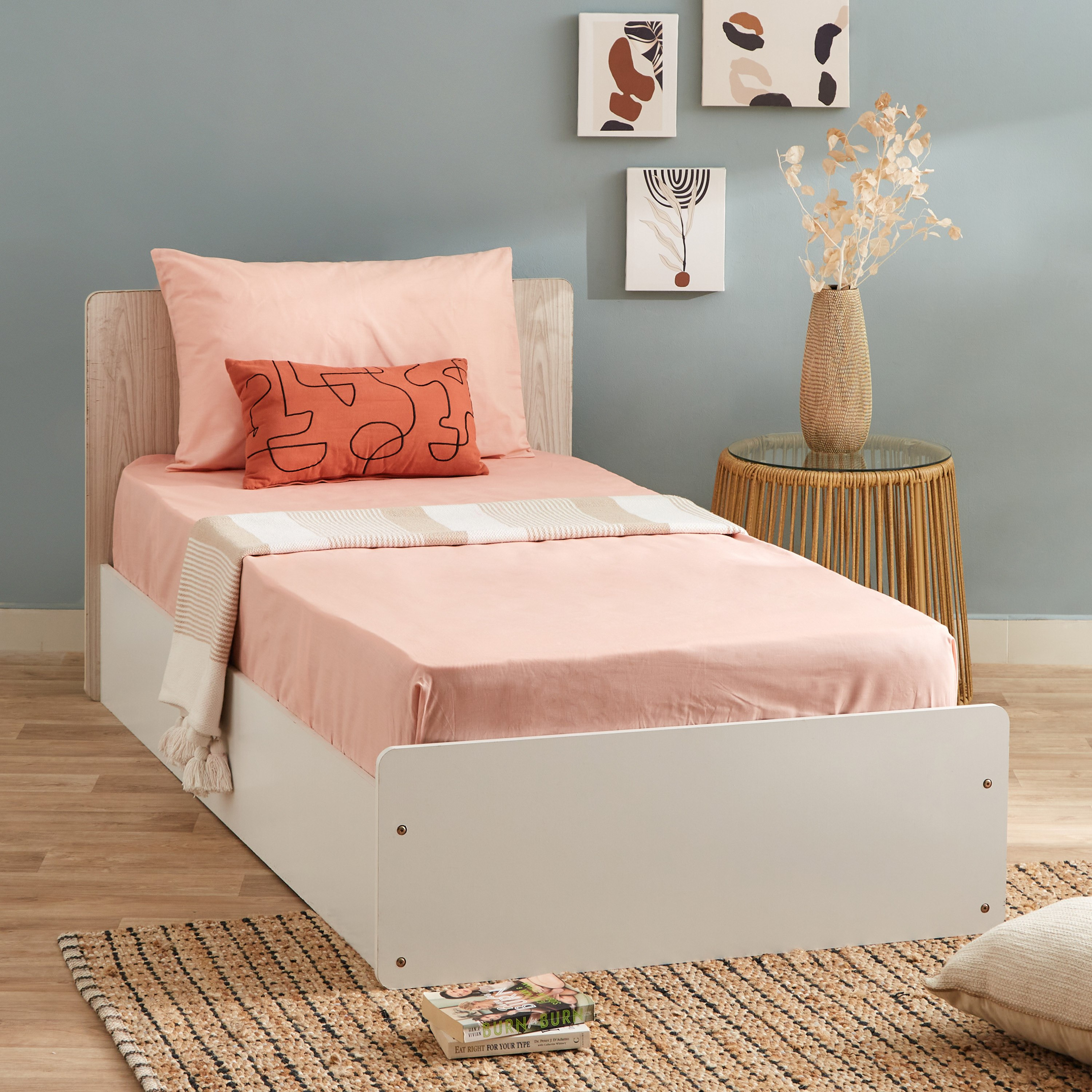 شرشف مطاطي فردي بولي قطن من بريستول - 90x200+25 سم-hbxhomeware-hbxbedroom-image-6