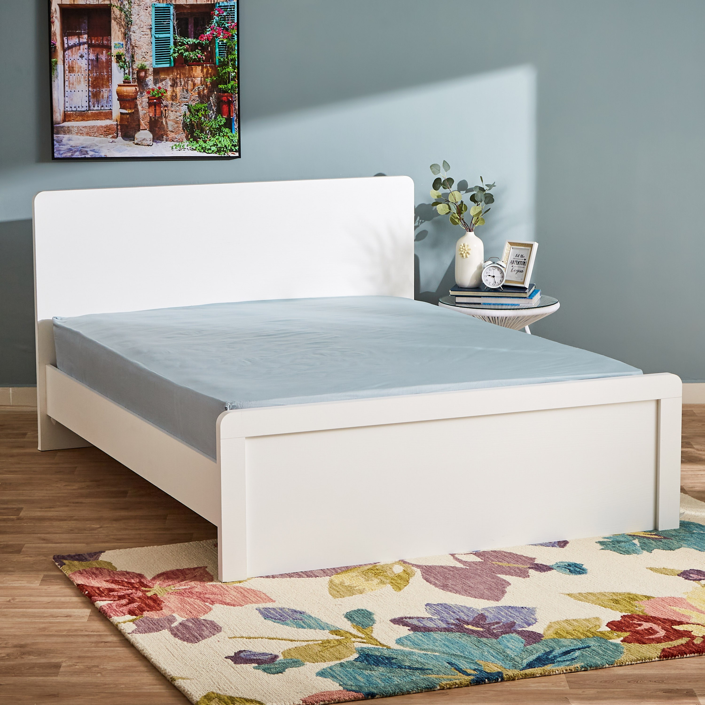 شرشف مطاطي كينج بولي قطن من بريستول - 180x200 سم-hbxhomeware-hbxbedroom-image-1
