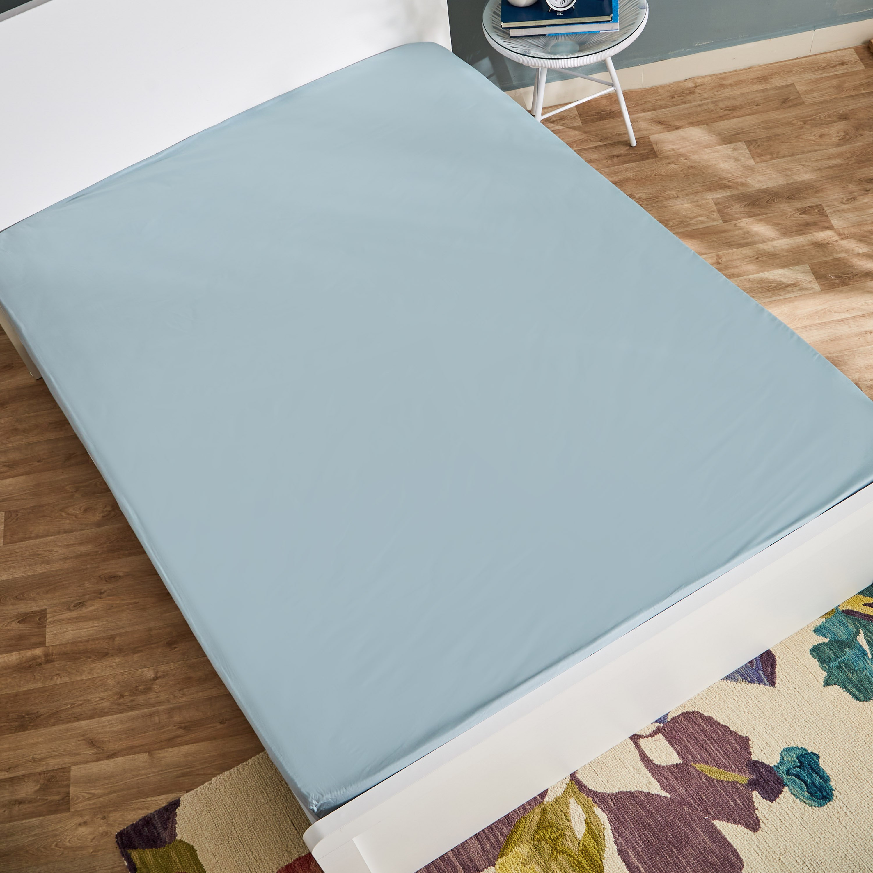 شرشف مطاطي كينج بولي قطن من بريستول - 180x200 سم-hbxhomeware-hbxbedroom-image-2