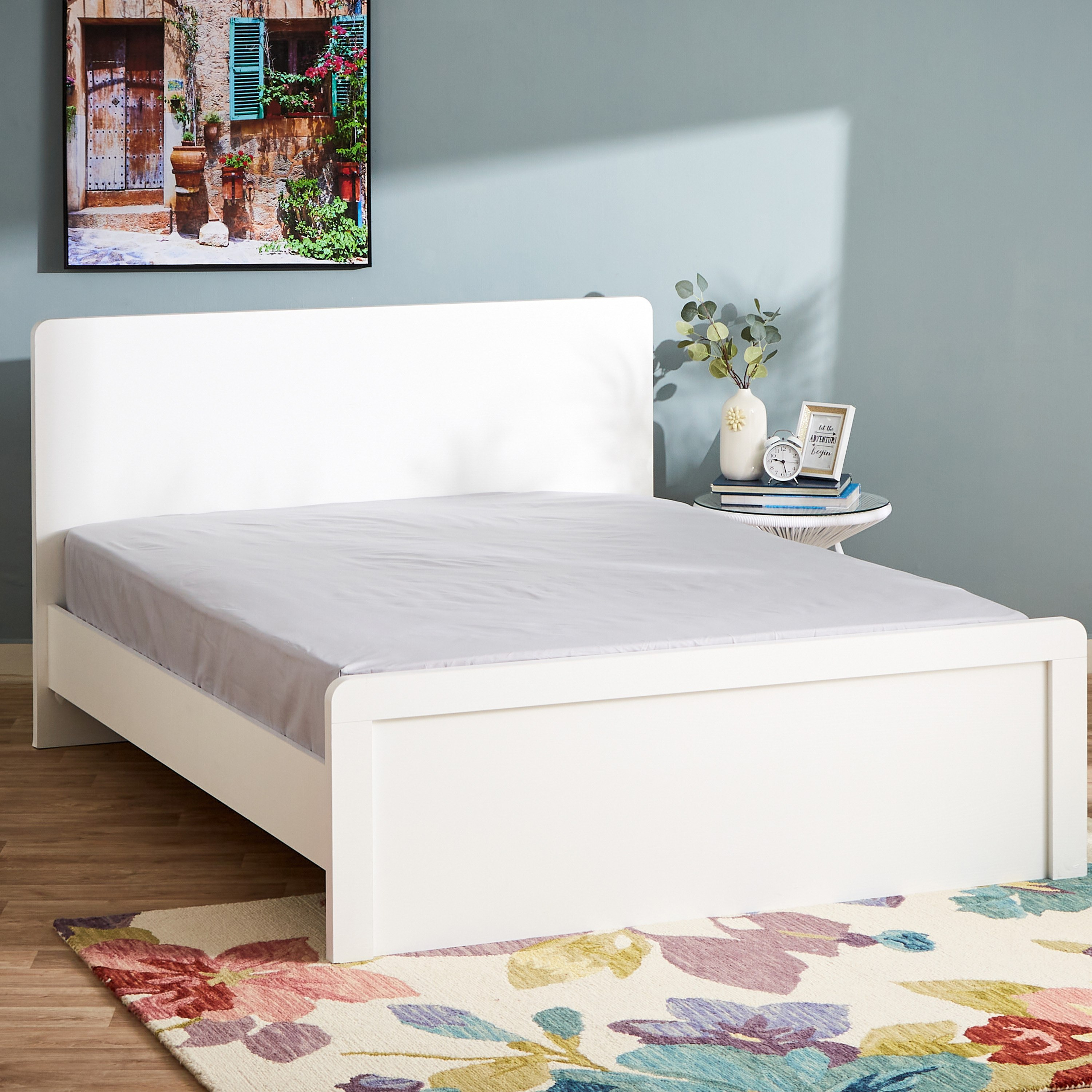 شرشف مطاطي كينج بولي قطن من بريستول - 180x200+25 سم-hbxhomeware-hbxbedroom-image-1