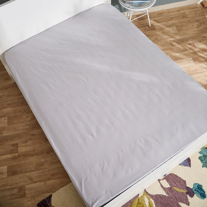 Bristol Polycotton King Fitted Sheet - 180x200+25 cm-Sheets and Pillow Covers-image-1
