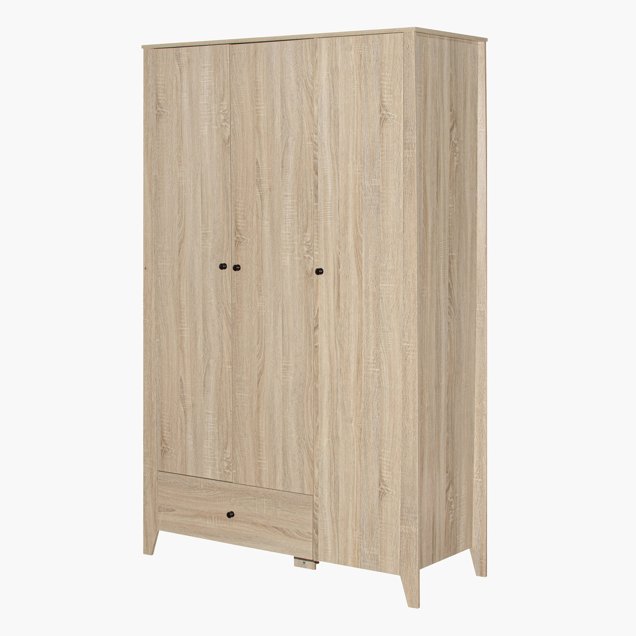 خزانة ملابس 3 أبواب مع درج - آمبرلي من موڤو-hbxfurniture-wardrobes-image-1