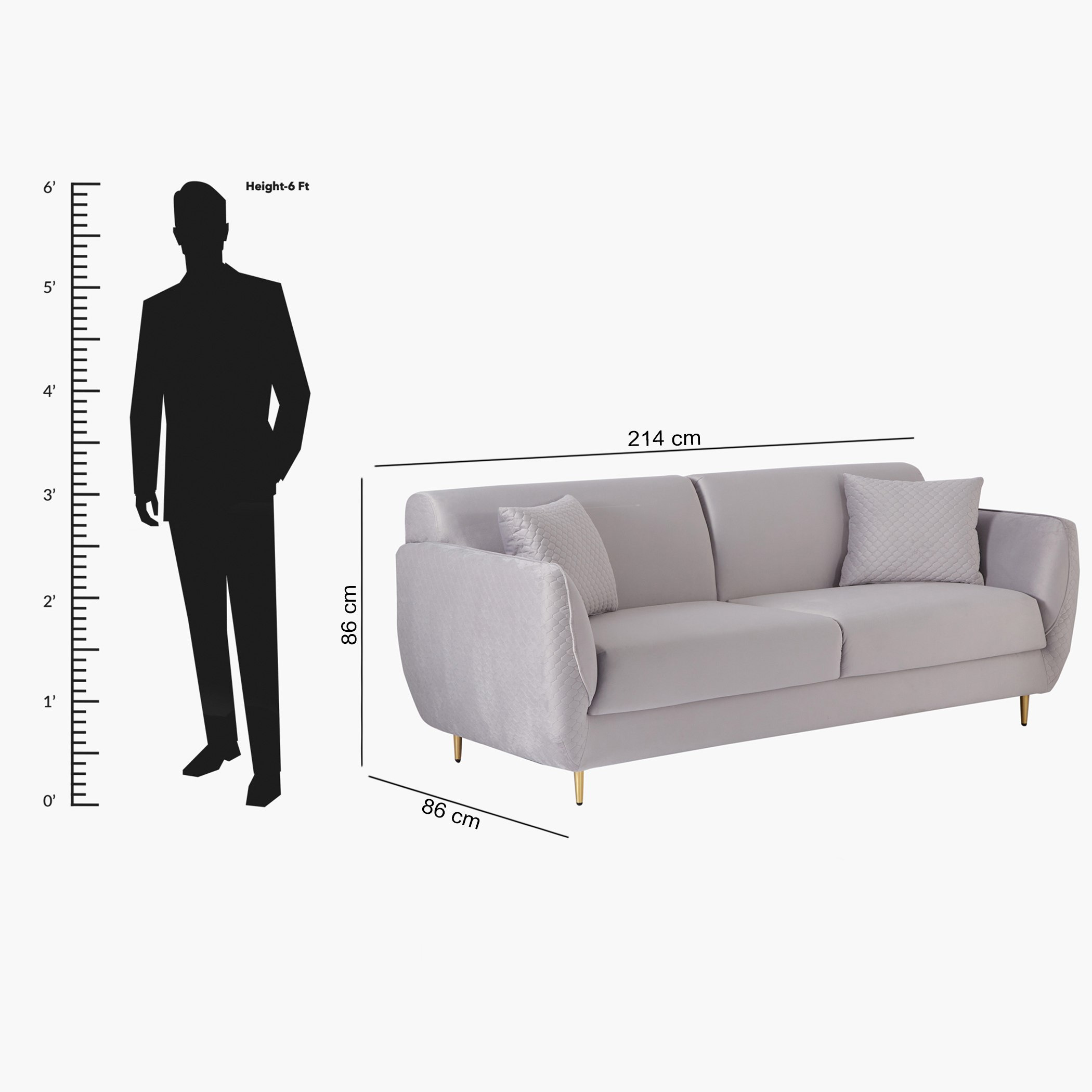 Tihany 3-Seater Velvet Sofa with 2 Cushions-hbxlivingroom-sofasandarmchairs-sofas-image-8