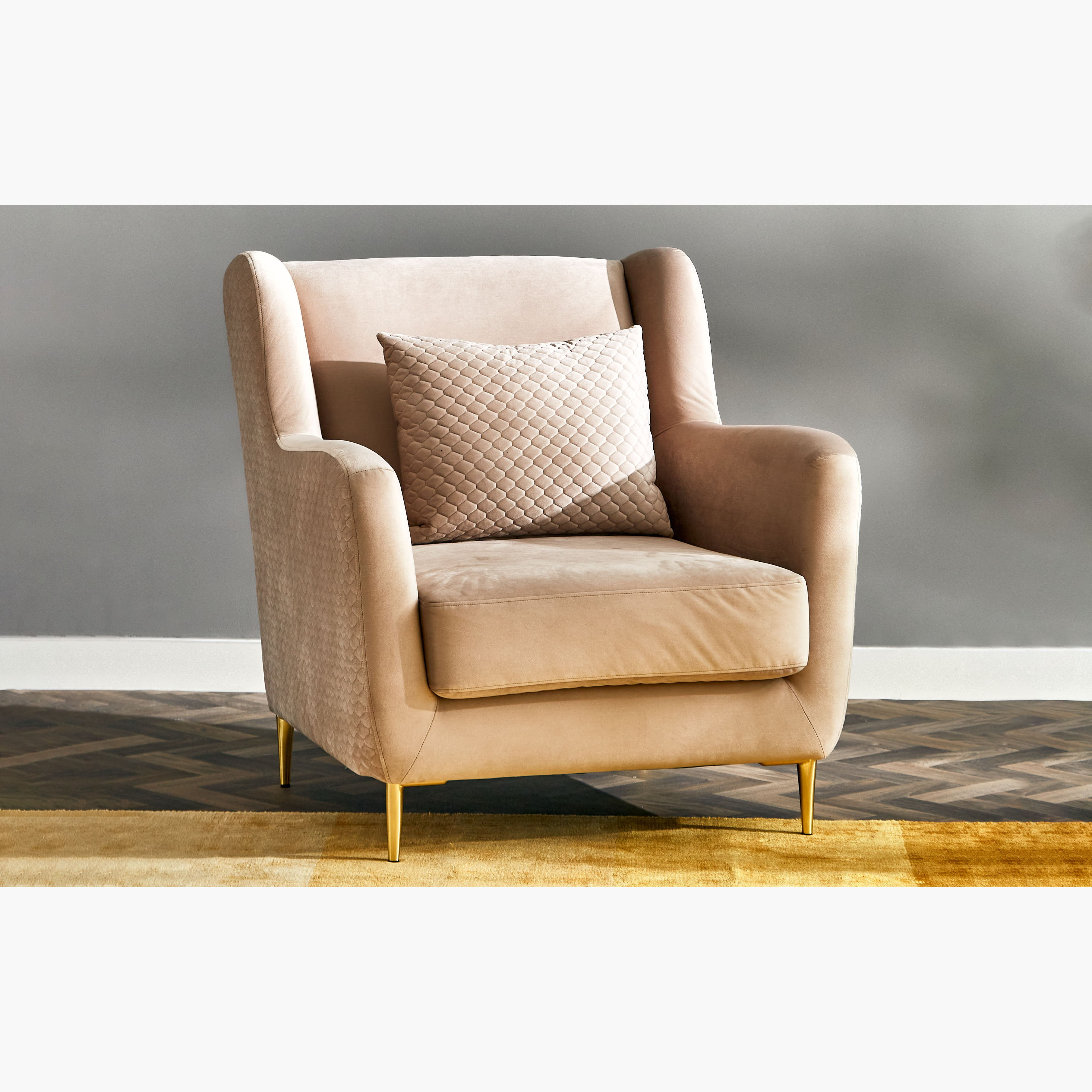 كنبة مخملية مقعد واحد مع وسادة من كناري-hbxlivingroom-sofasandarmchairs-sofas-image-1