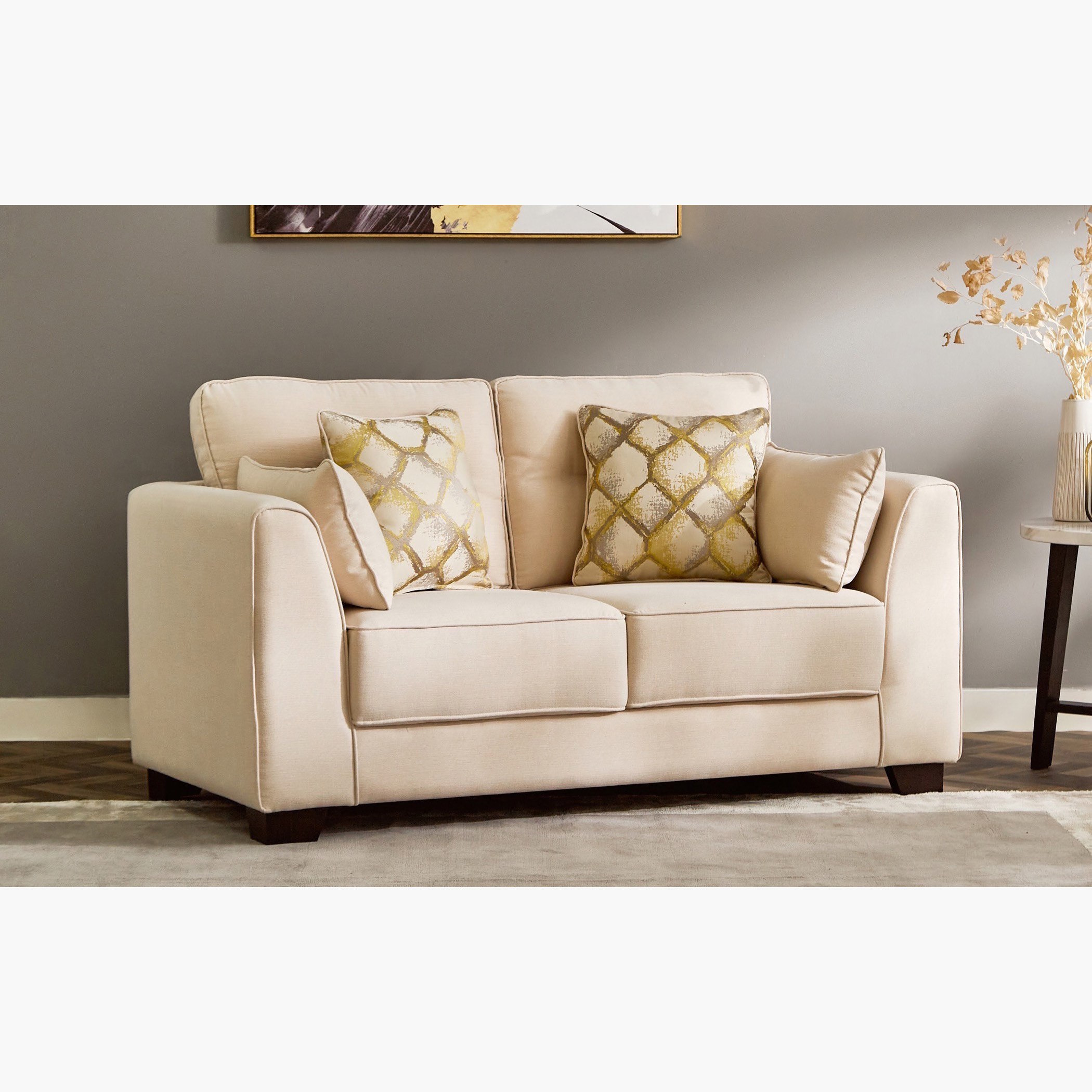 كنبة قماش مقعدين مع 4 وسائد من آلينا-hbxlivingroom-sofasandarmchairs-sofas-image-1