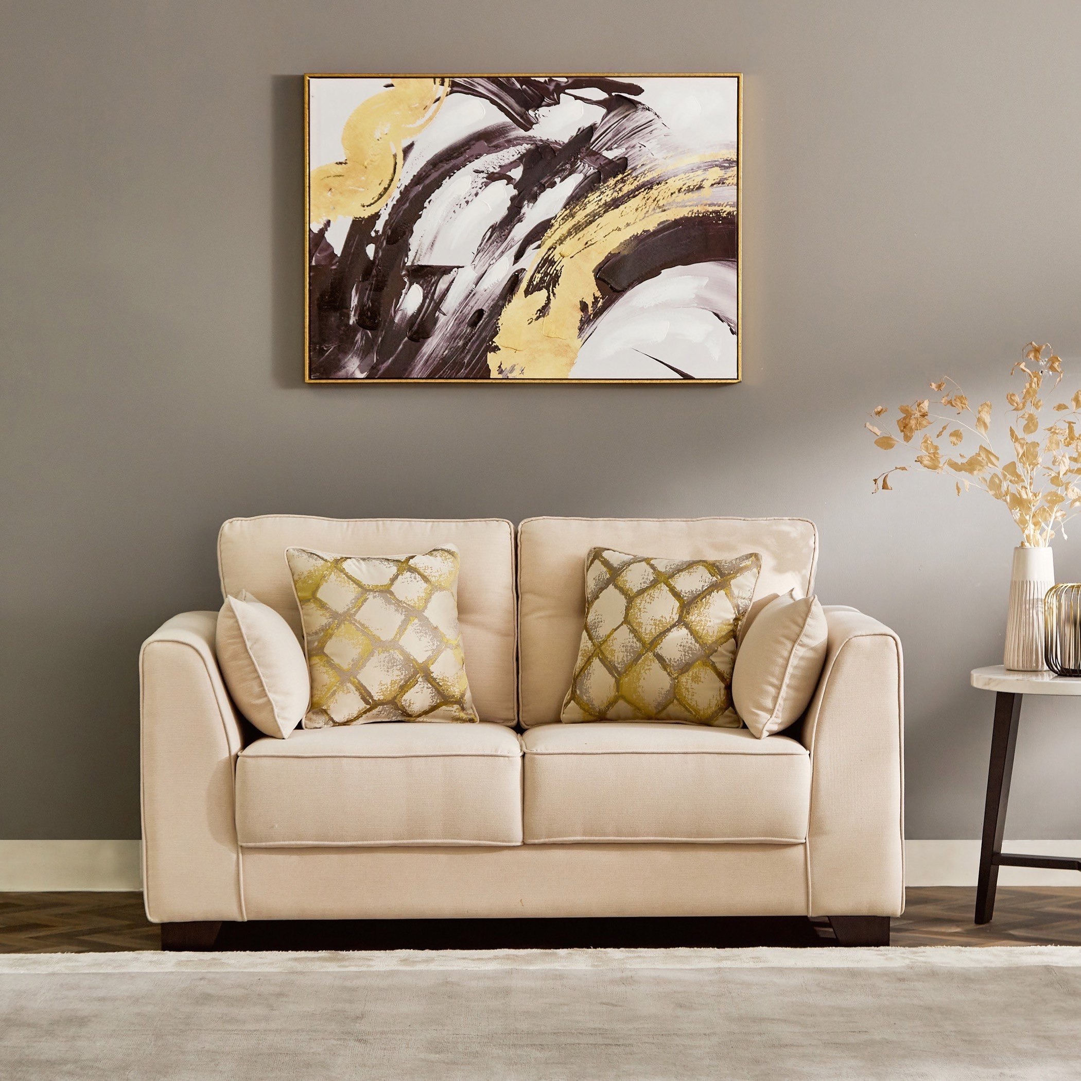 كنبة قماش مقعدين مع 4 وسائد من آلينا-hbxlivingroom-sofasandarmchairs-sofas-image-2