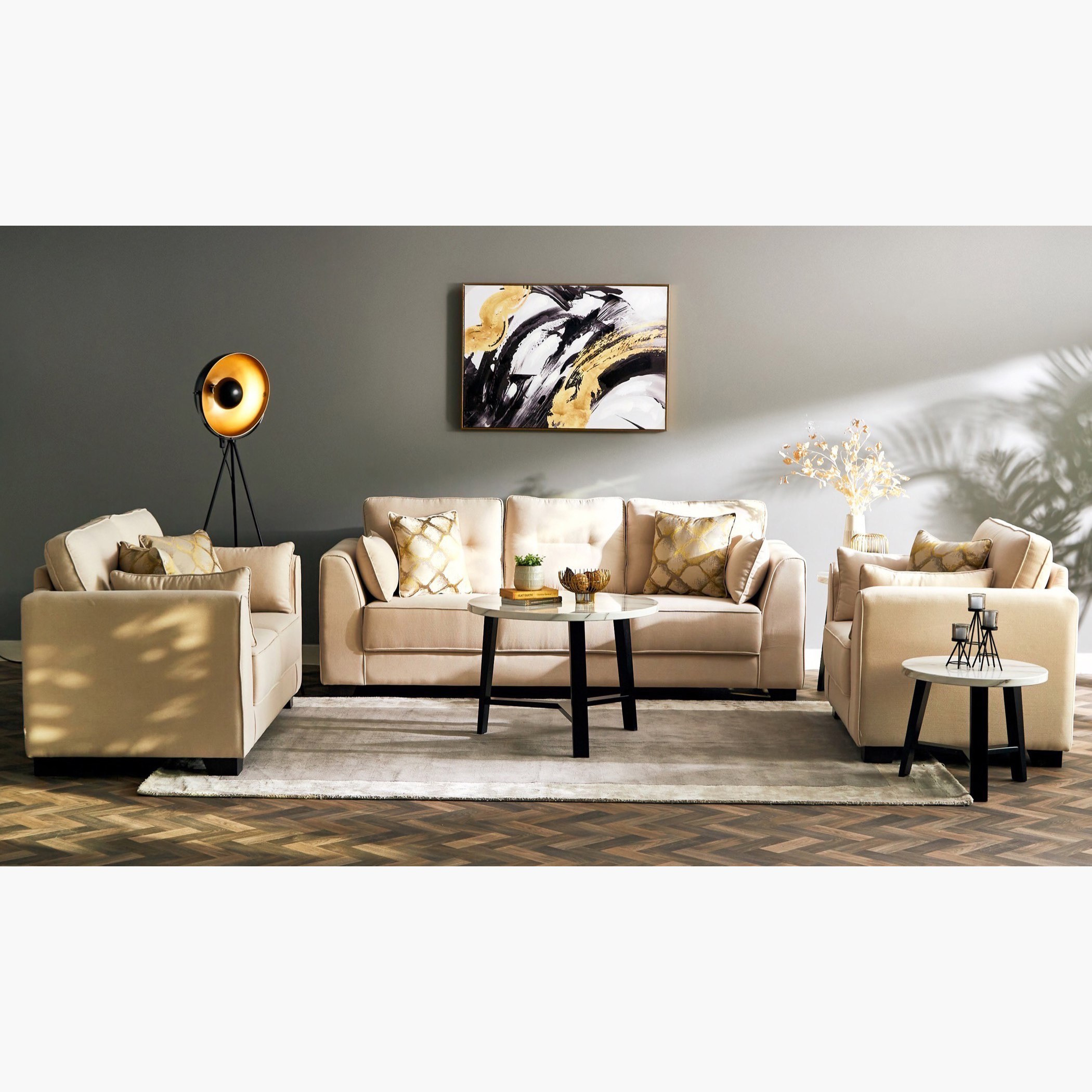 Alena 1-Seater Velvet Sofa with 3 Cushions-hbxlivingroom-sofasandarmchairs-sofas-image-5