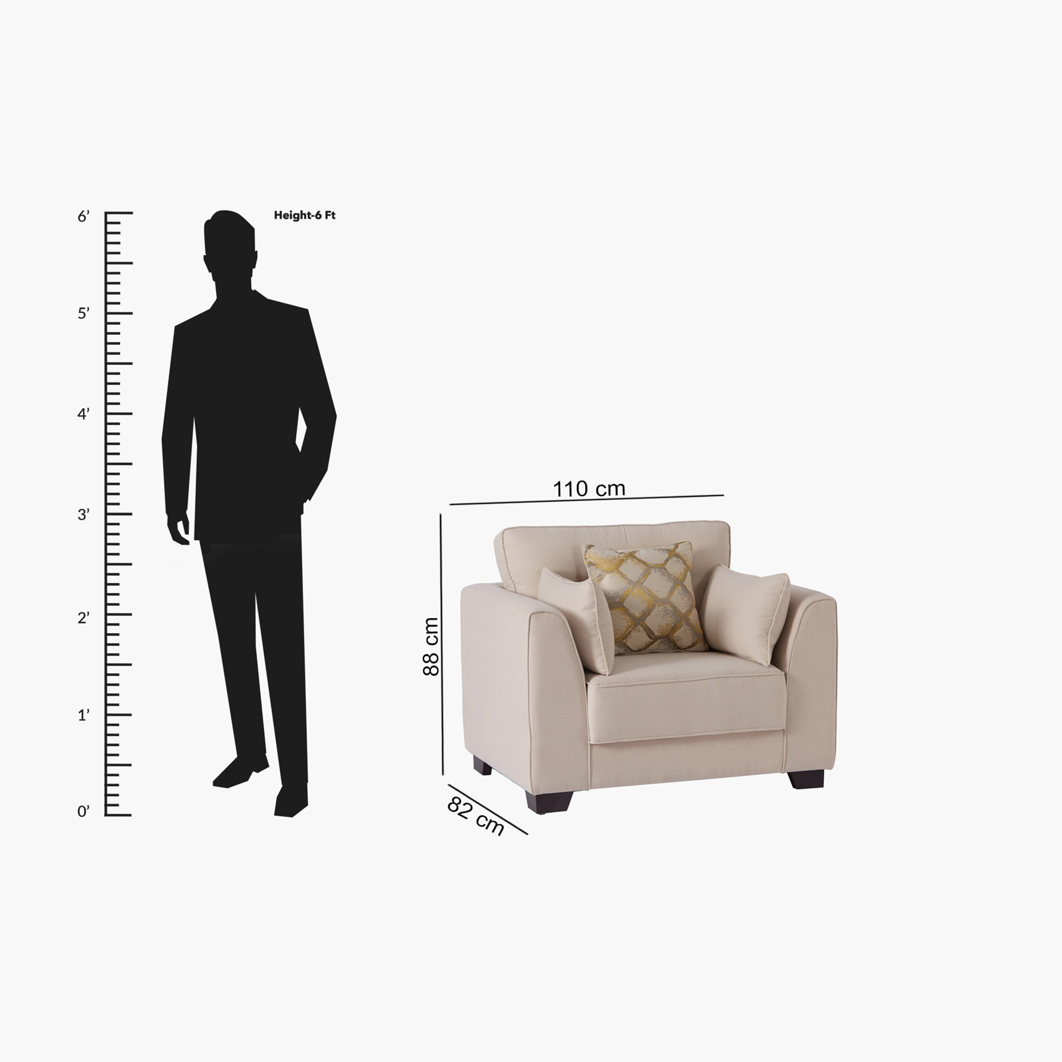 Alena 1-Seater Velvet Sofa with 3 Cushions-hbxlivingroom-sofasandarmchairs-sofas-image-7