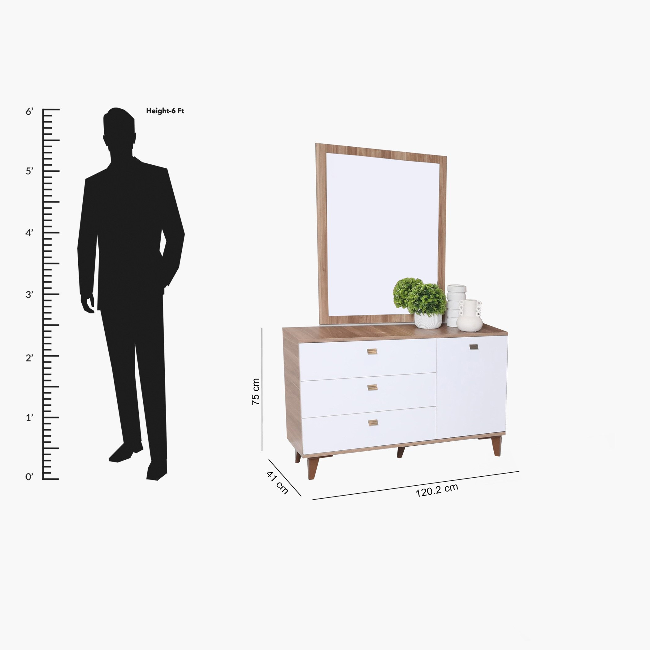 طاولة تزيين ماستر بباب واحد و3 أدراج من رومانيا-hbxfurniture-kidsroom-kidsdressersandmirrors-image-4
