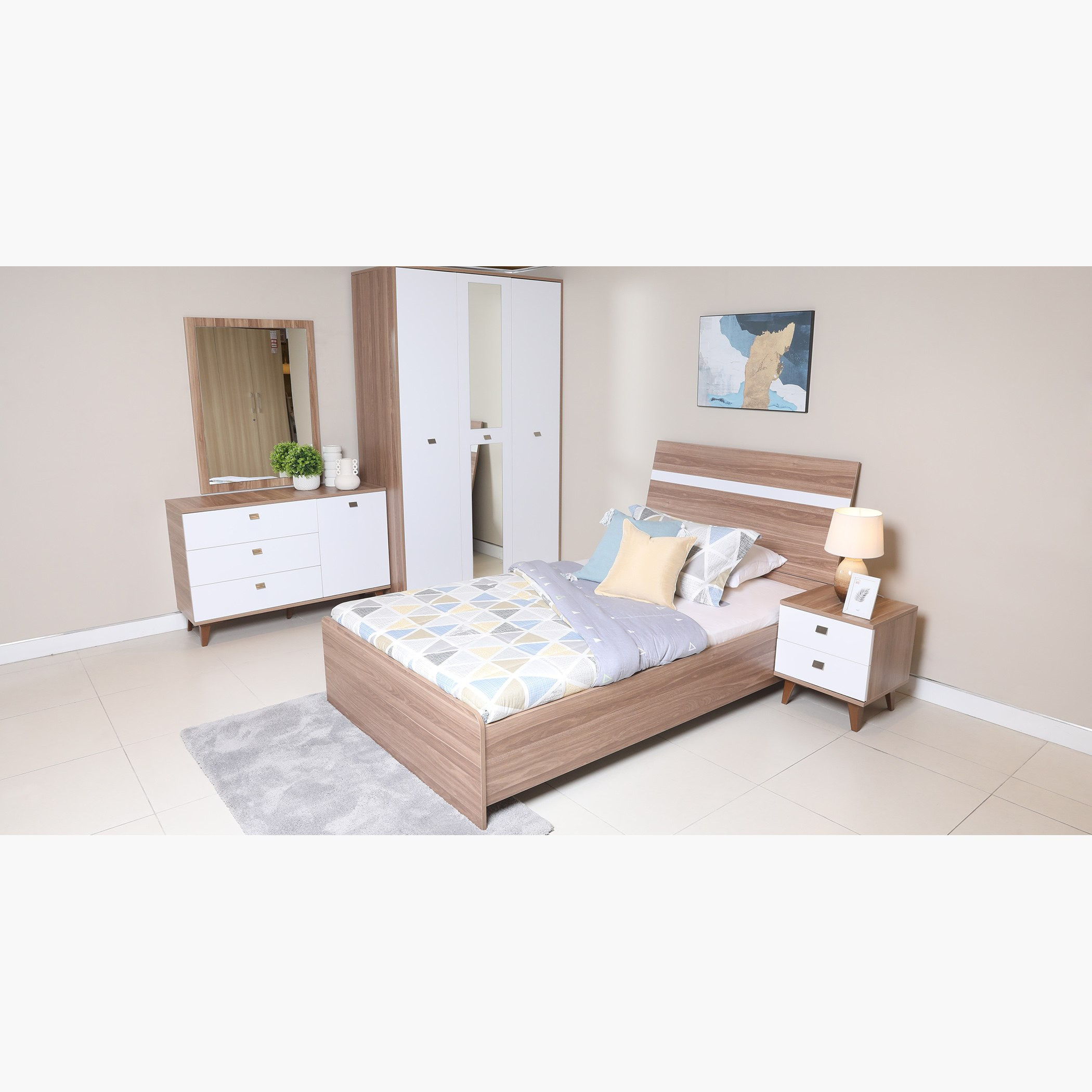 خزانة ملابس 3 أبواب بمرآة من رومانيا-hbxfurniture-wardrobes-image-3