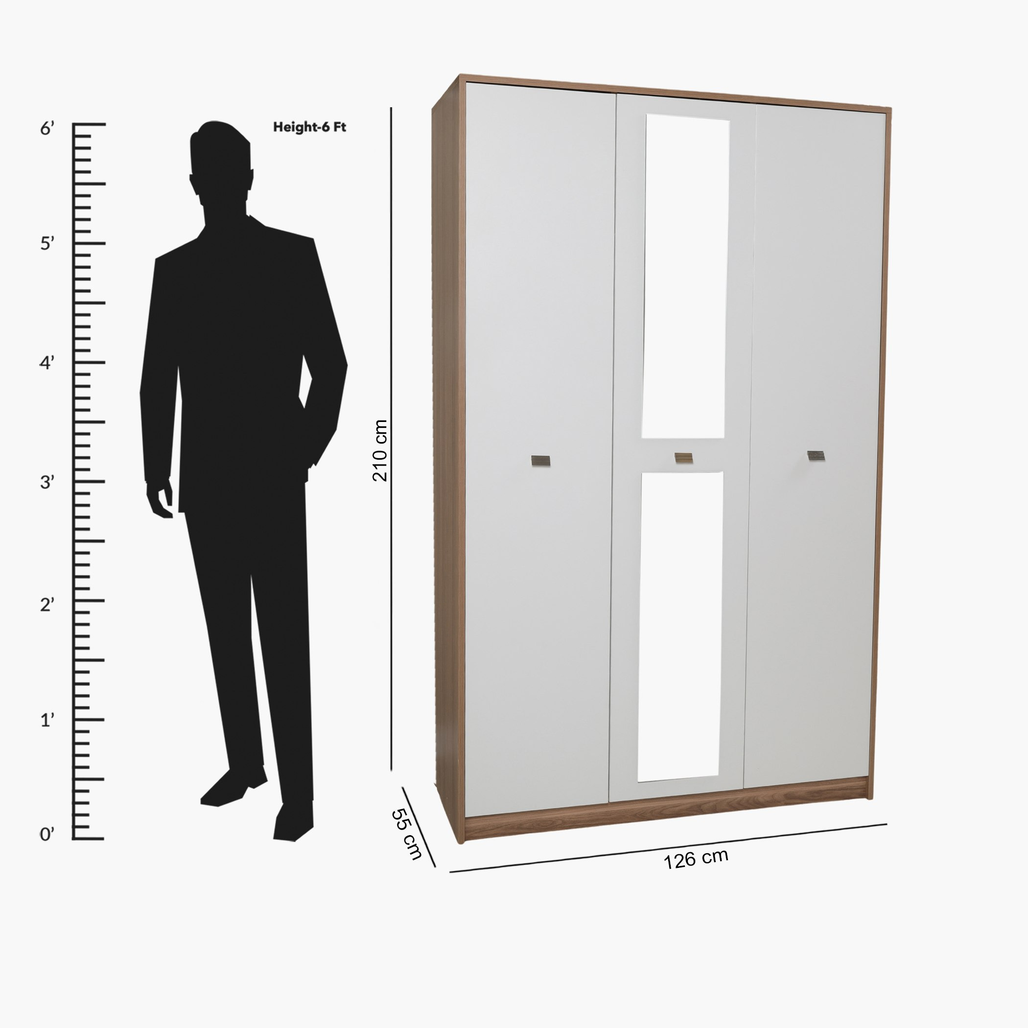 خزانة ملابس 3 أبواب بمرآة من رومانيا-hbxfurniture-wardrobes-image-5