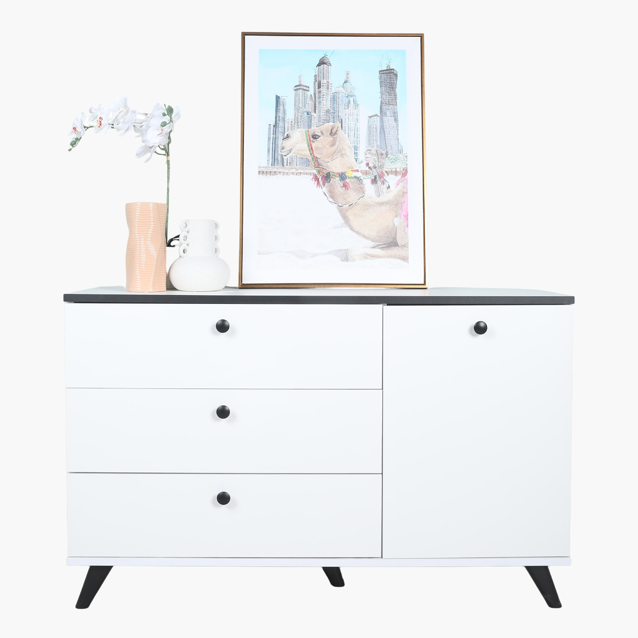 Wellington 3-Drawer 1-Door Master Dresser without Mirror-hbxfurniture-kidsroom-kidsdressersandmirrors-image-2