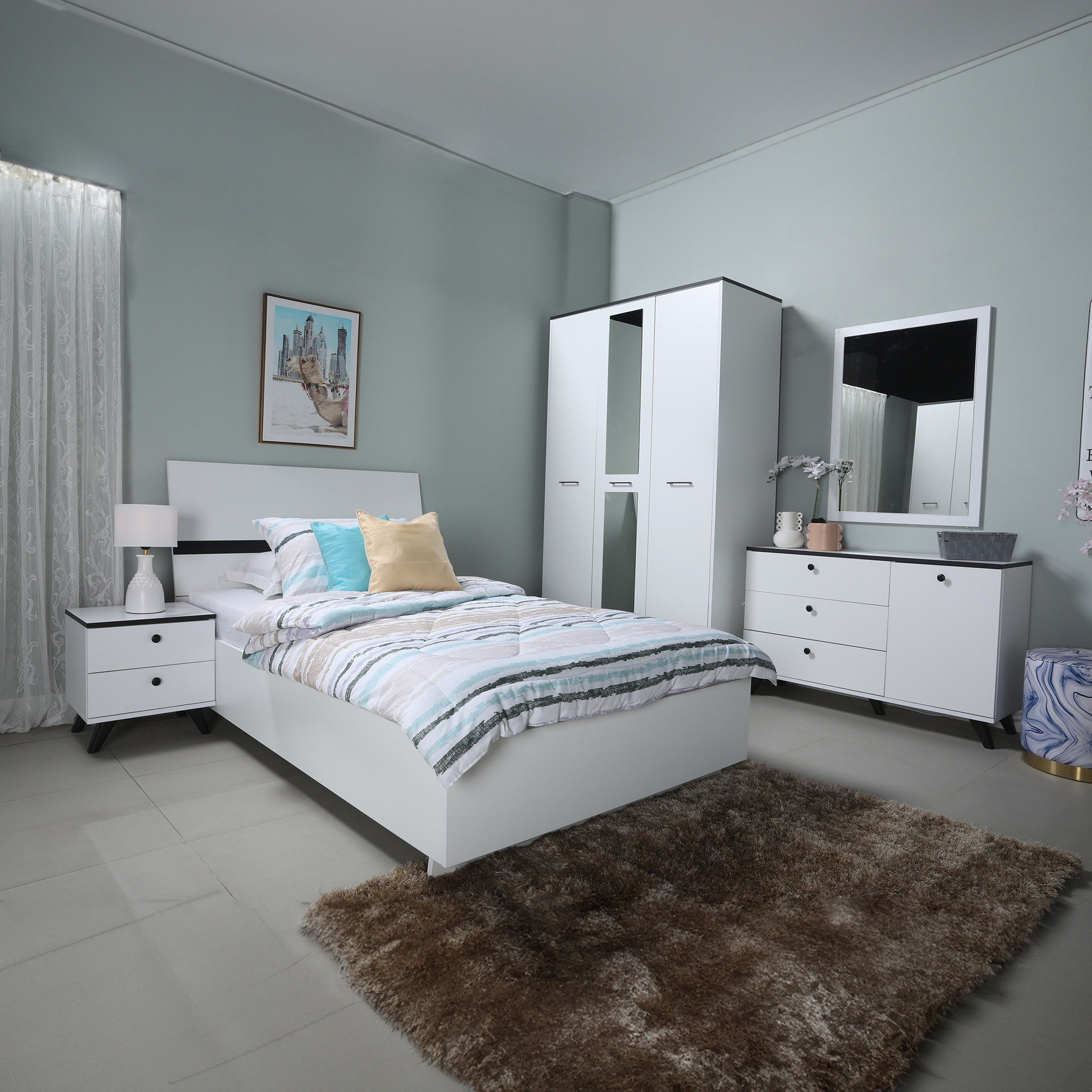 Wellington 3-Drawer 1-Door Master Dresser without Mirror-hbxfurniture-kidsroom-kidsdressersandmirrors-image-5