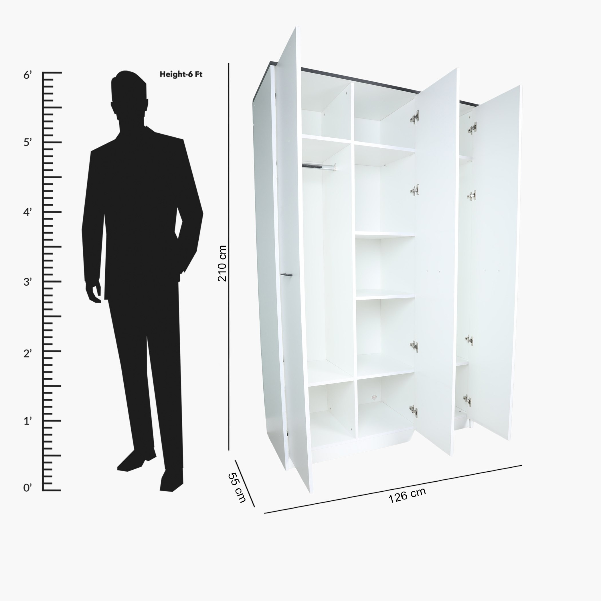 خزانة ملابس 3 أبواب بمرآة من ويلينجتون-hbxfurniture-wardrobes-image-5
