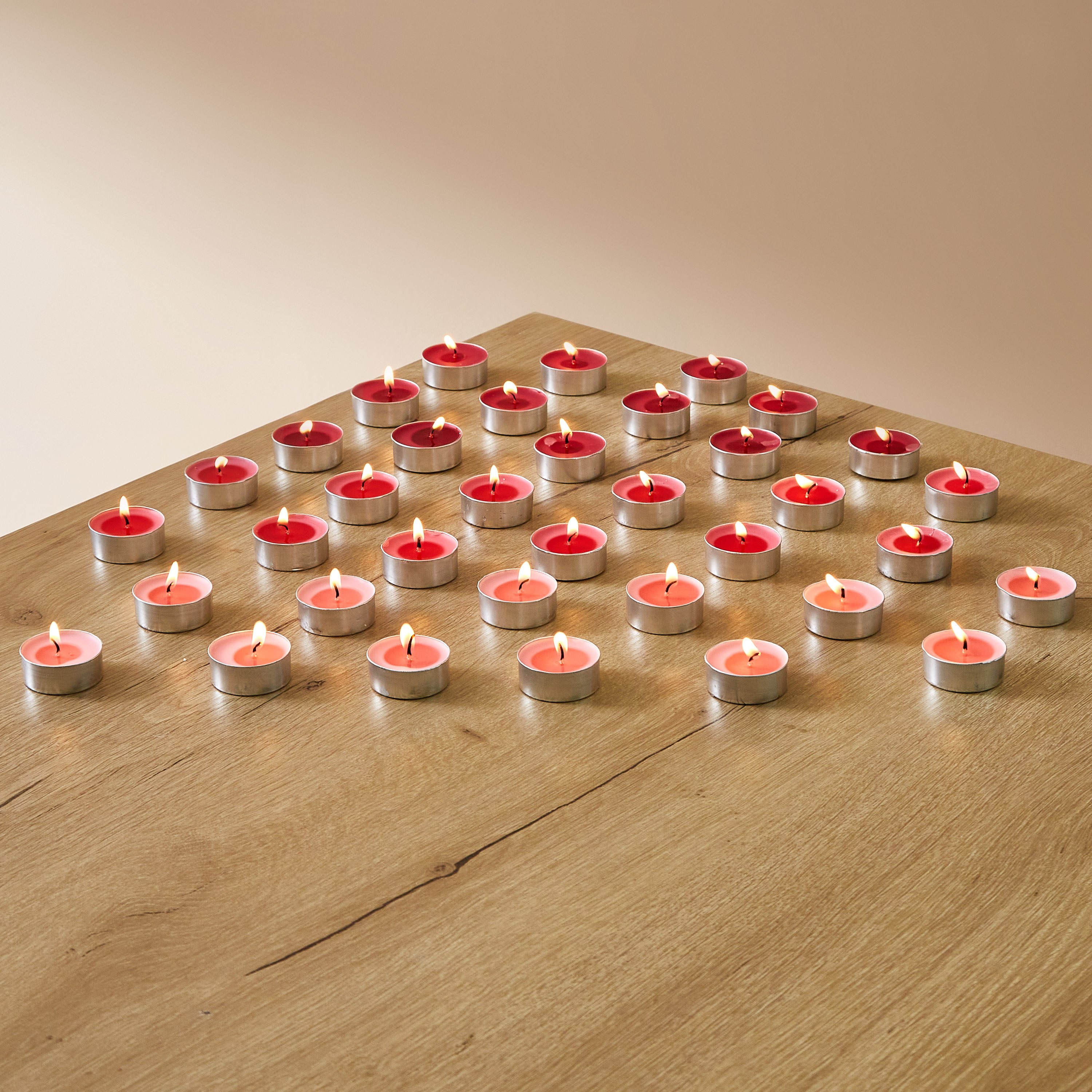 طقم شموع صغيرة برائحة الورد 36 قطعة من ميا - 23x12x4 سم-hbxhomeware-hbxdecorandfurnishings-image-2