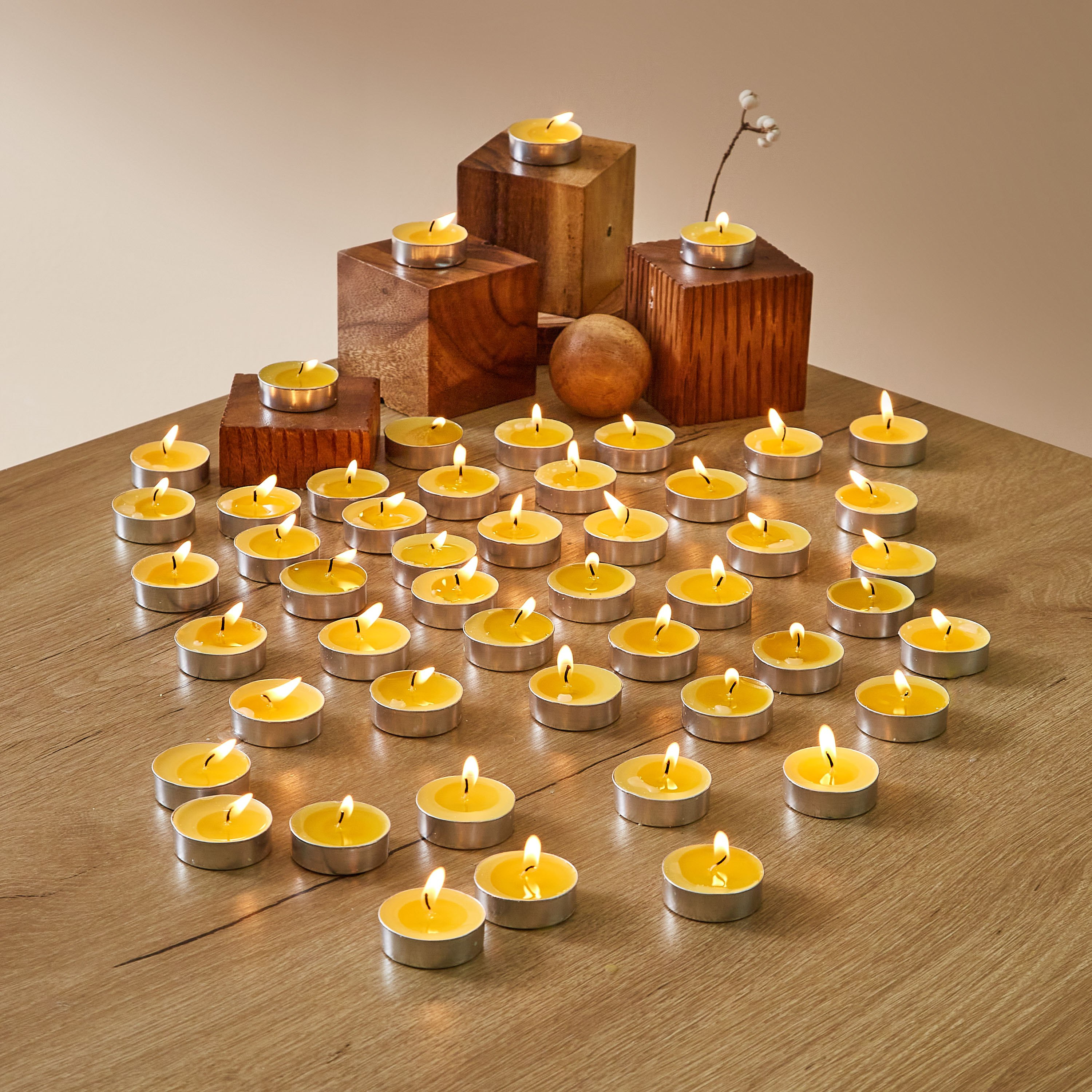 طقم شموع صغيرة 50 قطعة من ميا - 19x19x3 سم-PROMO_HB_AE_B1G1_250925-image-4