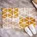 Triangles Cotton Bathmat - 50x80 cm-Bath Mats-thumbnail-0