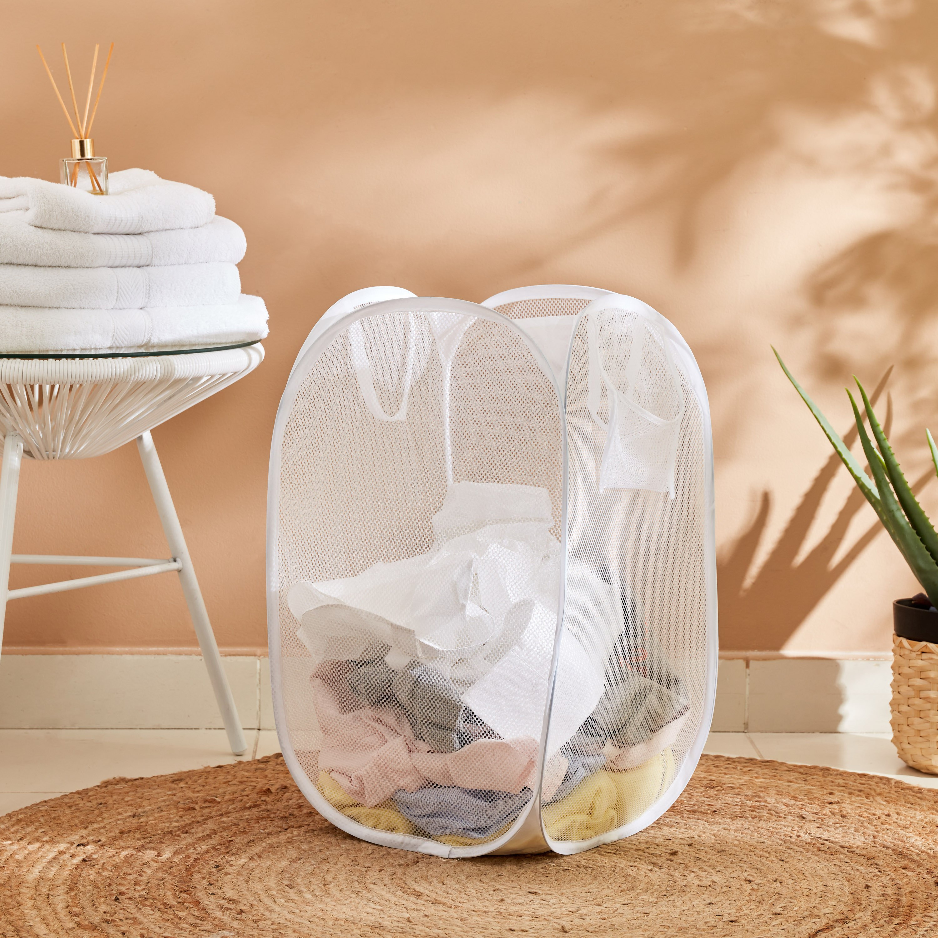 Ebase Pop Up Laundry Hamper - 37x37x60 cm-hbxbathroom-bathroomstorage-laundryhampers-image-6