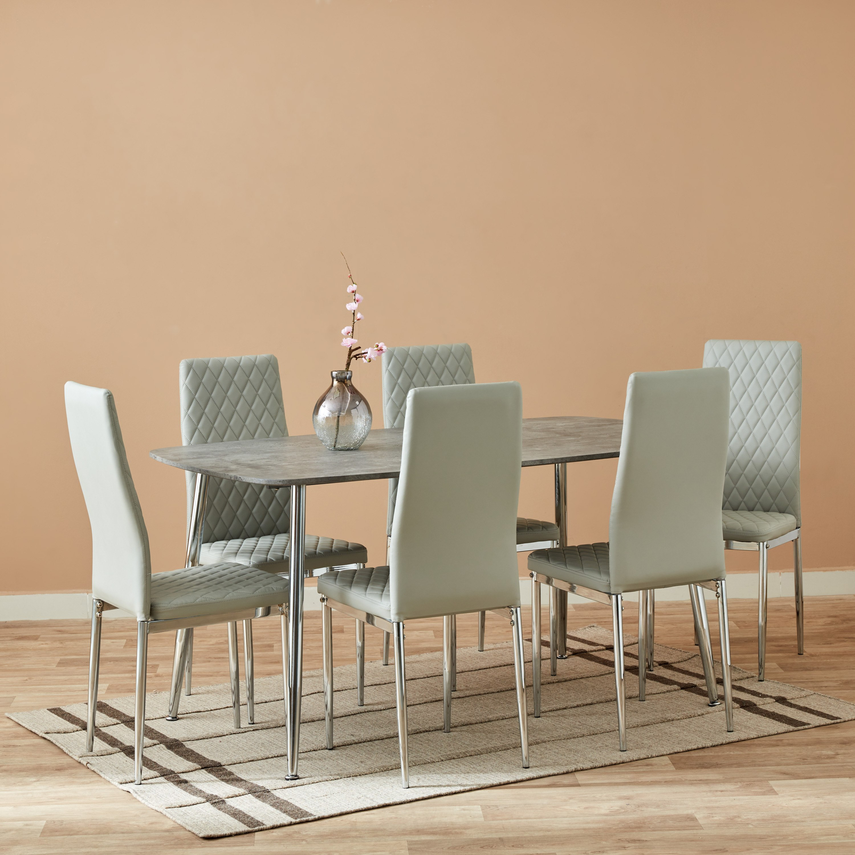 طقم سفرة 6 مقاعد من ويلسون-hbxfurniture-diningtablesandsets-diningsets-sixseater-image-1