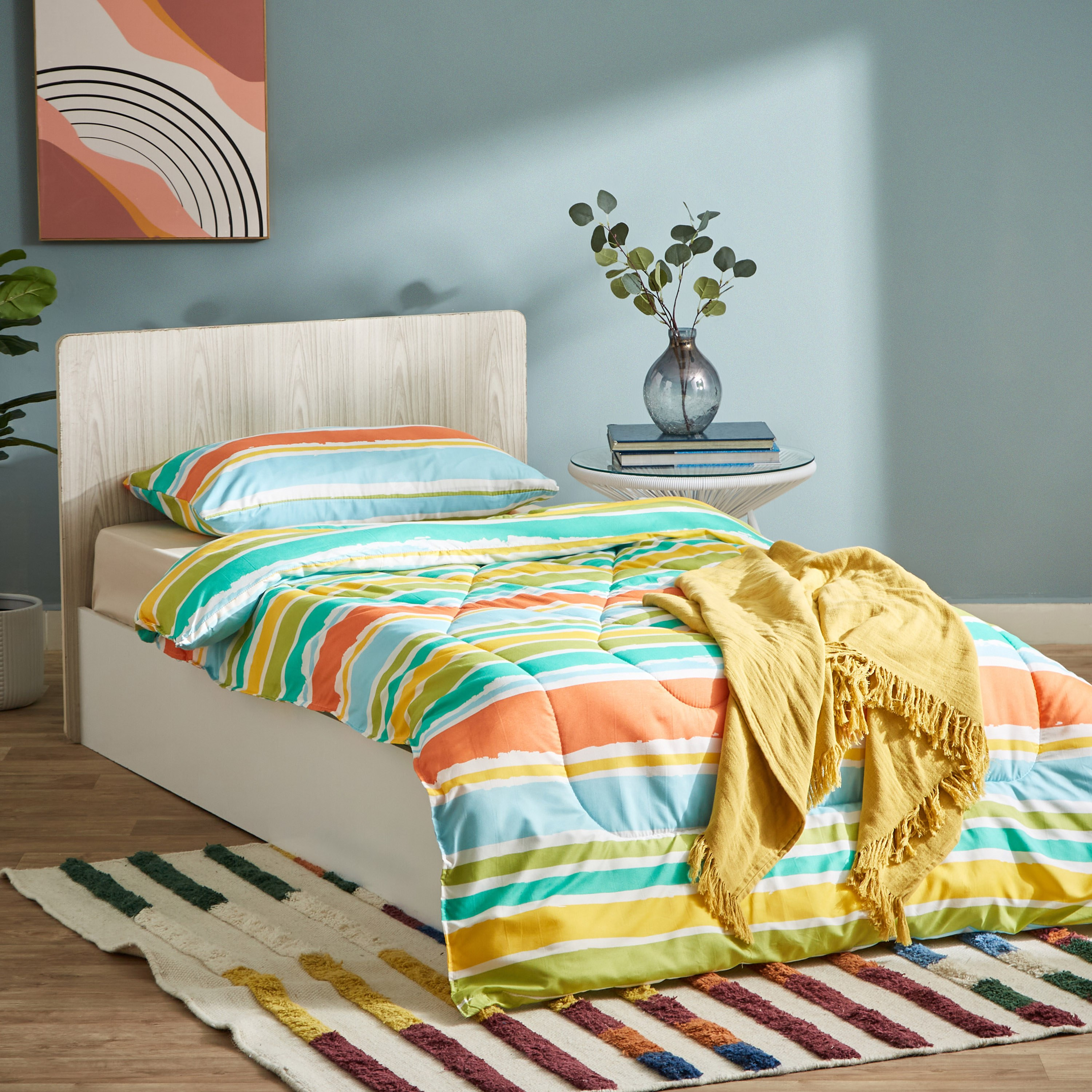 Nora Microfibre Single Comforter - 135x220 cm-hbxhomeware-hbxkidsandyouth-image-4