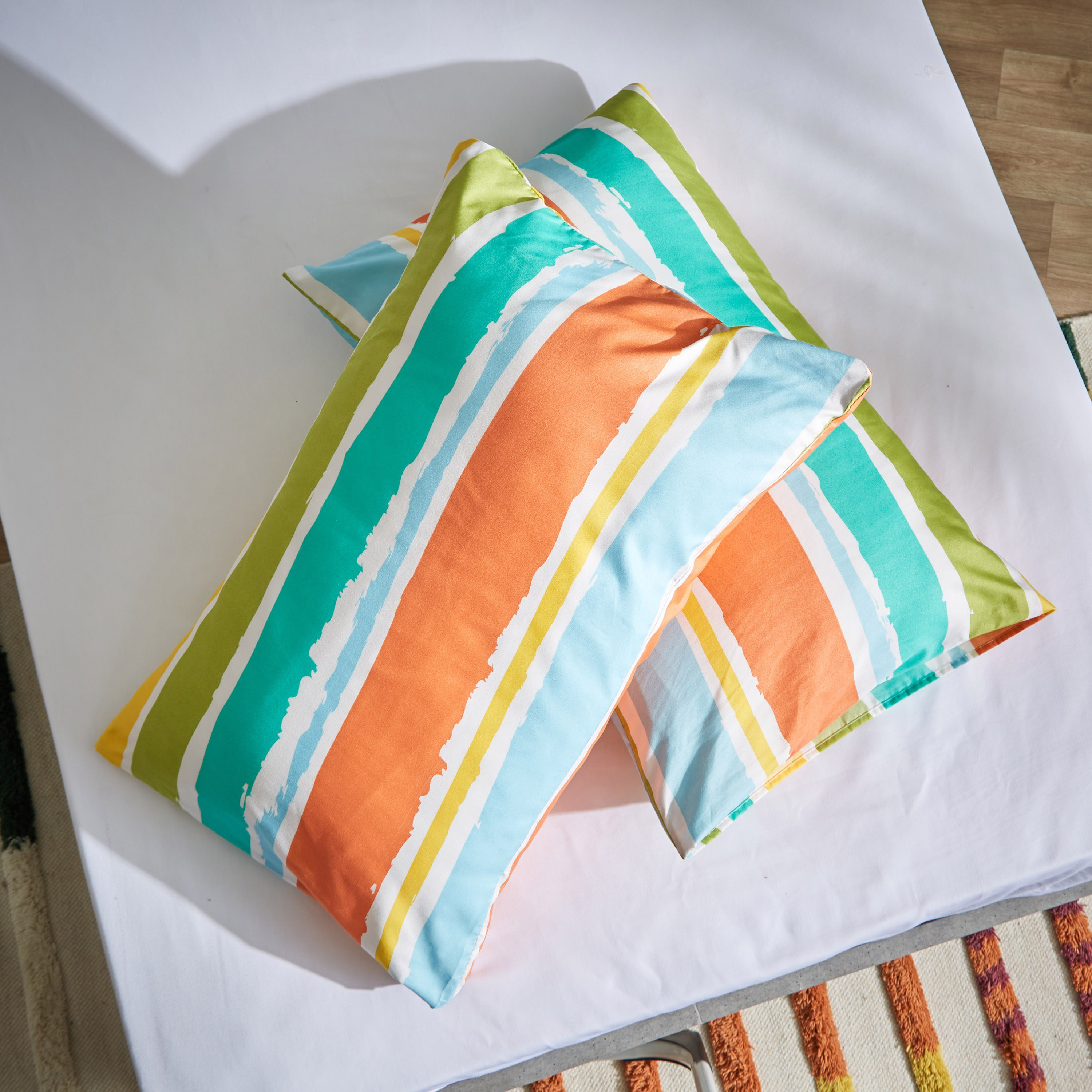 طقم غطاء وسادة من الألياف الدقيقة قطعتين من نورا - 50x75 سم-hbxhomeware-hbxkidsandyouth-image-2