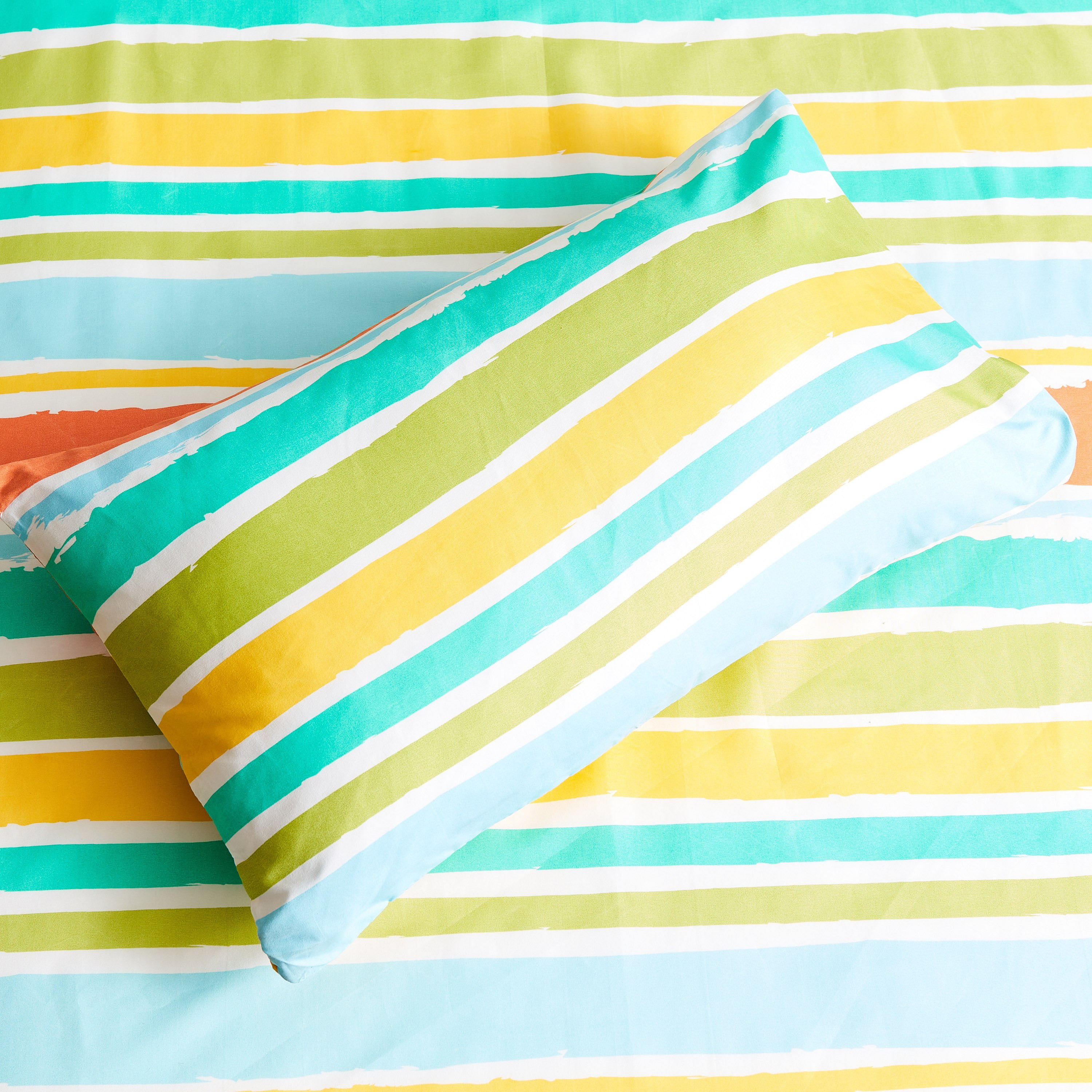طقم شرشف مسطّح مزدوج من الألياف الدقيقة من نورا - 160x240 سم-hbxhomeware-hbxkidsandyouth-image-6