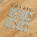 Hinge 4-Piece Fixing Plate with 24-Screw Set - 9x9 cm-Novelties-thumbnailMobile-0