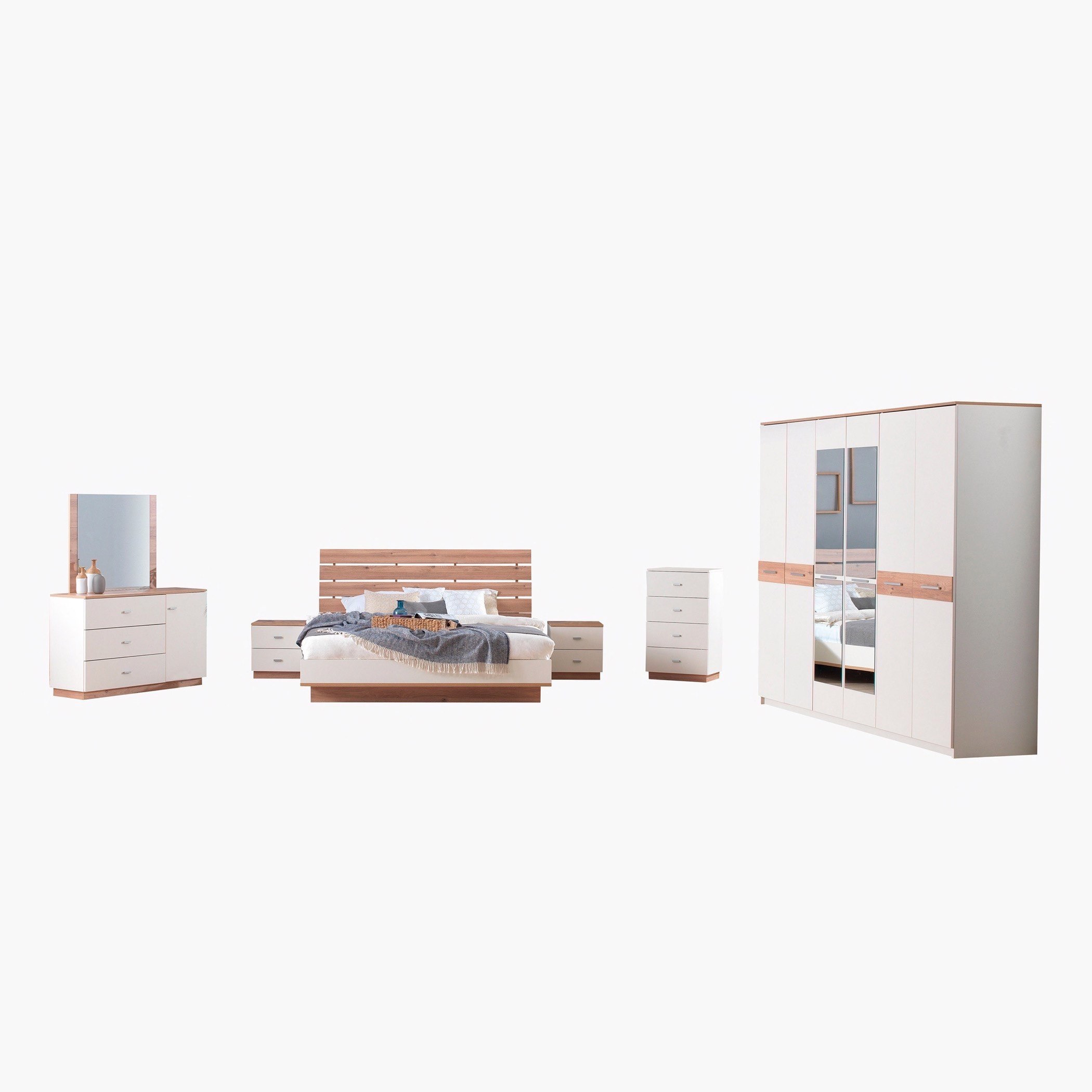 طاولة تزيين رئيسية بثلاثة أدراج وباب مع مرآة من مونلايت-hbxfurniture-bedroom-dressersandmirrors-image-8