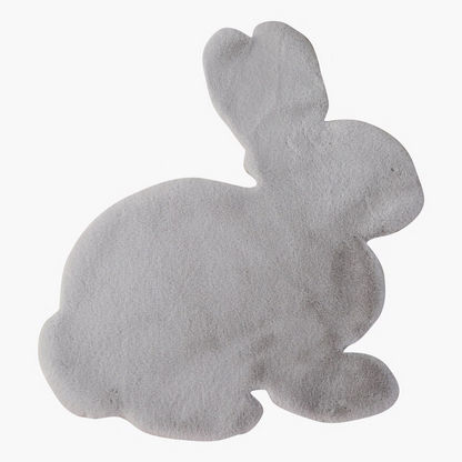Ben Ultra Plush Rabbit Shaped Rug - 80x90 cms