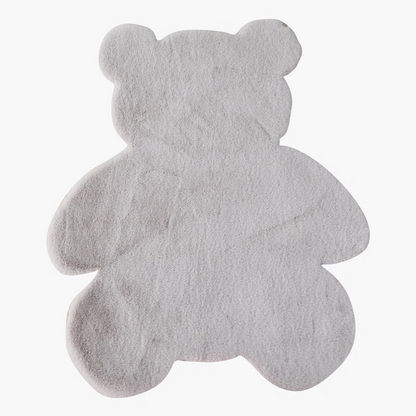 Ben Ultra Plush Teddy Bear Shaped Rug - 73x90 cms