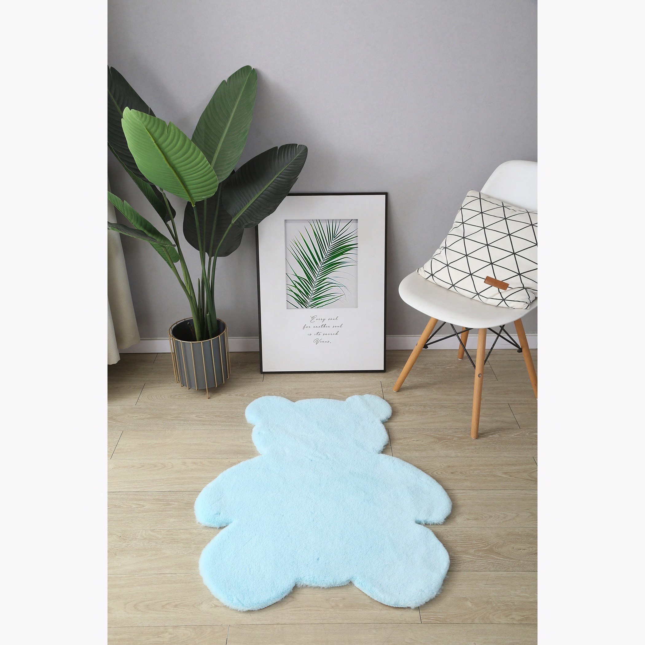 سجادة فائقة النعومة بتصميم دب من بن - 73x90 سم-hbxhomeware-hbxkidsandyouth-image-1