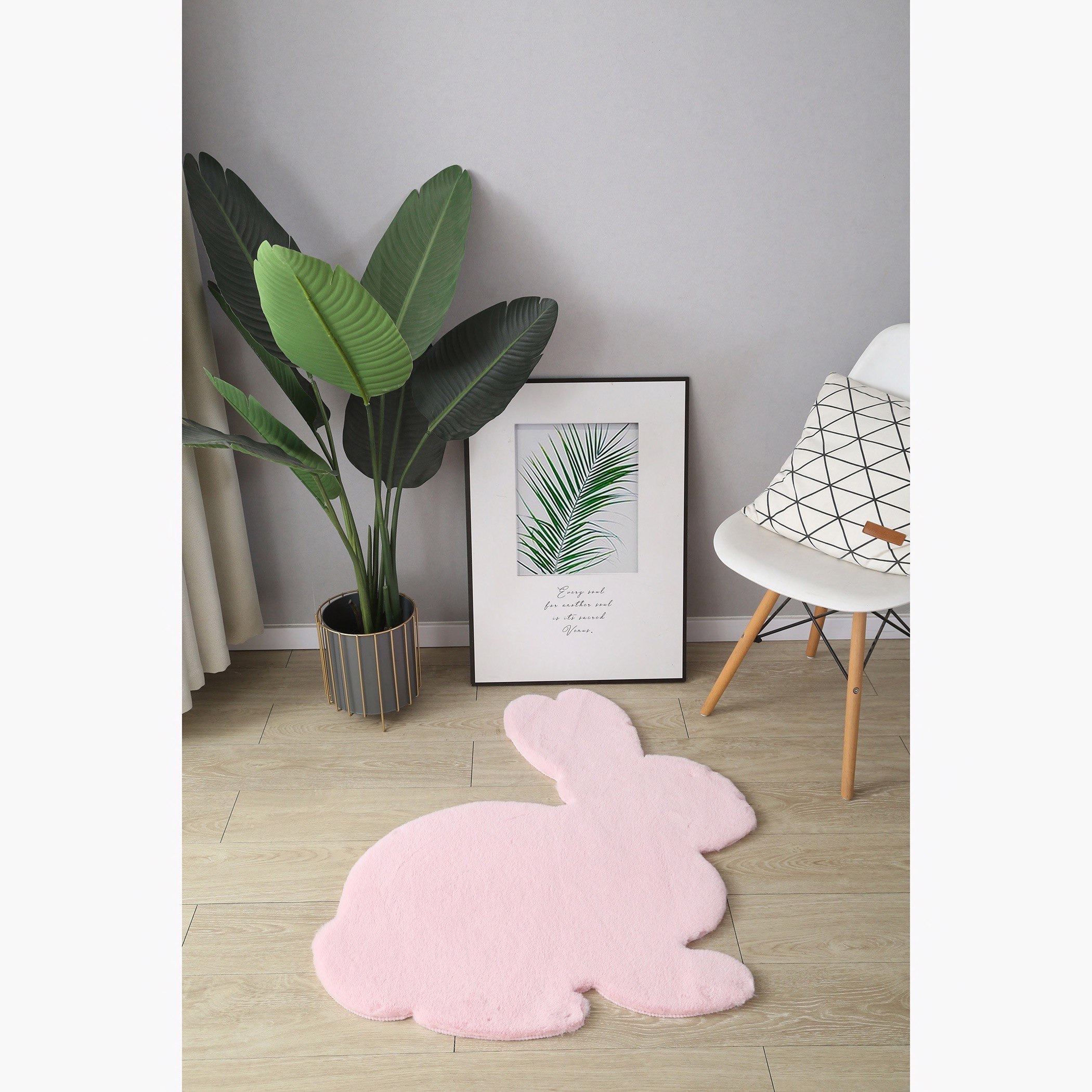 سجادة فائقة النعومة بتصميم أرنب من بن - 80x90 سم-hbxhomeware-hbxkidsandyouth-image-1
