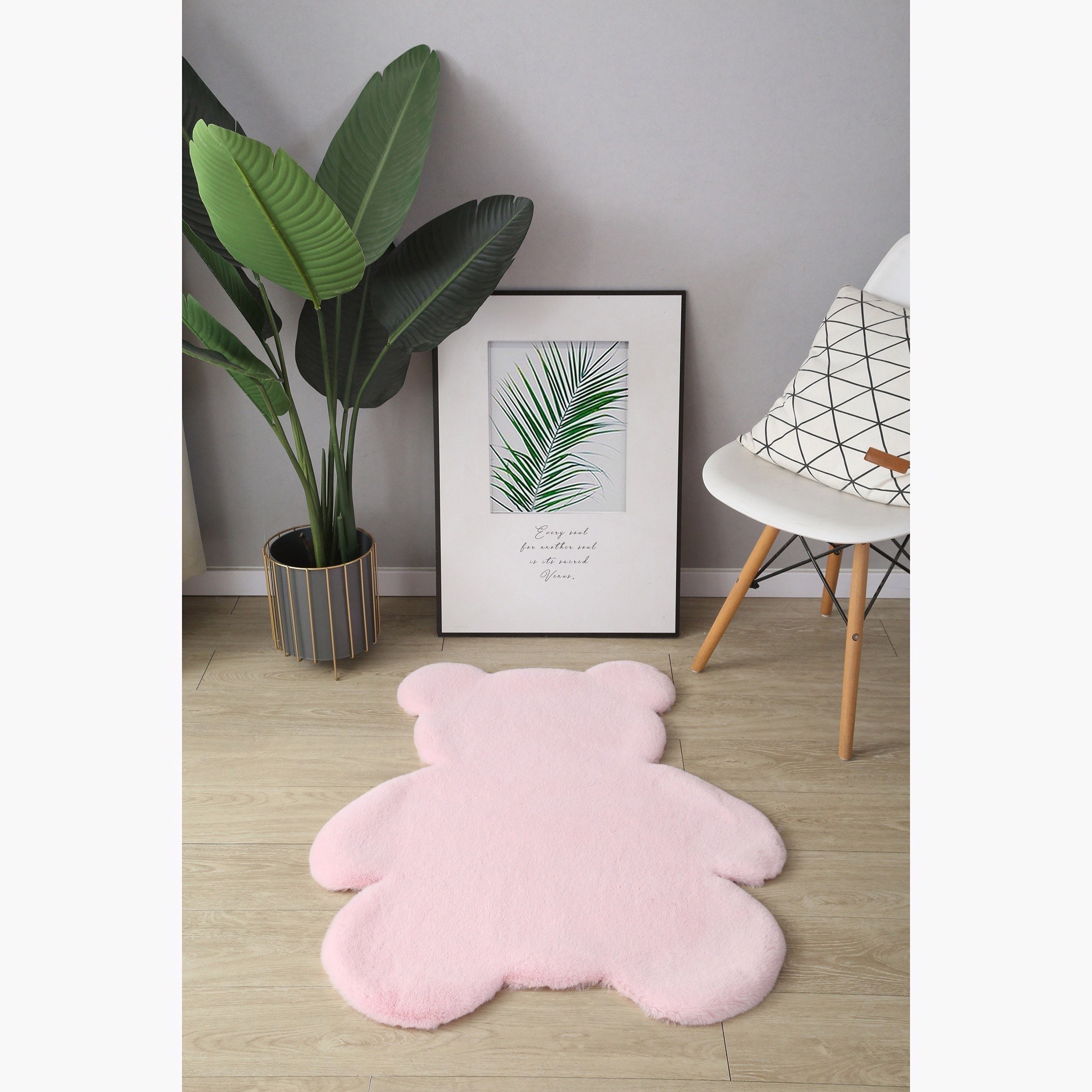 سجادة فائقة النعومة بتصميم دب من بن- 73x90 سم-hbxhomeware-hbxkidsandyouth-image-1