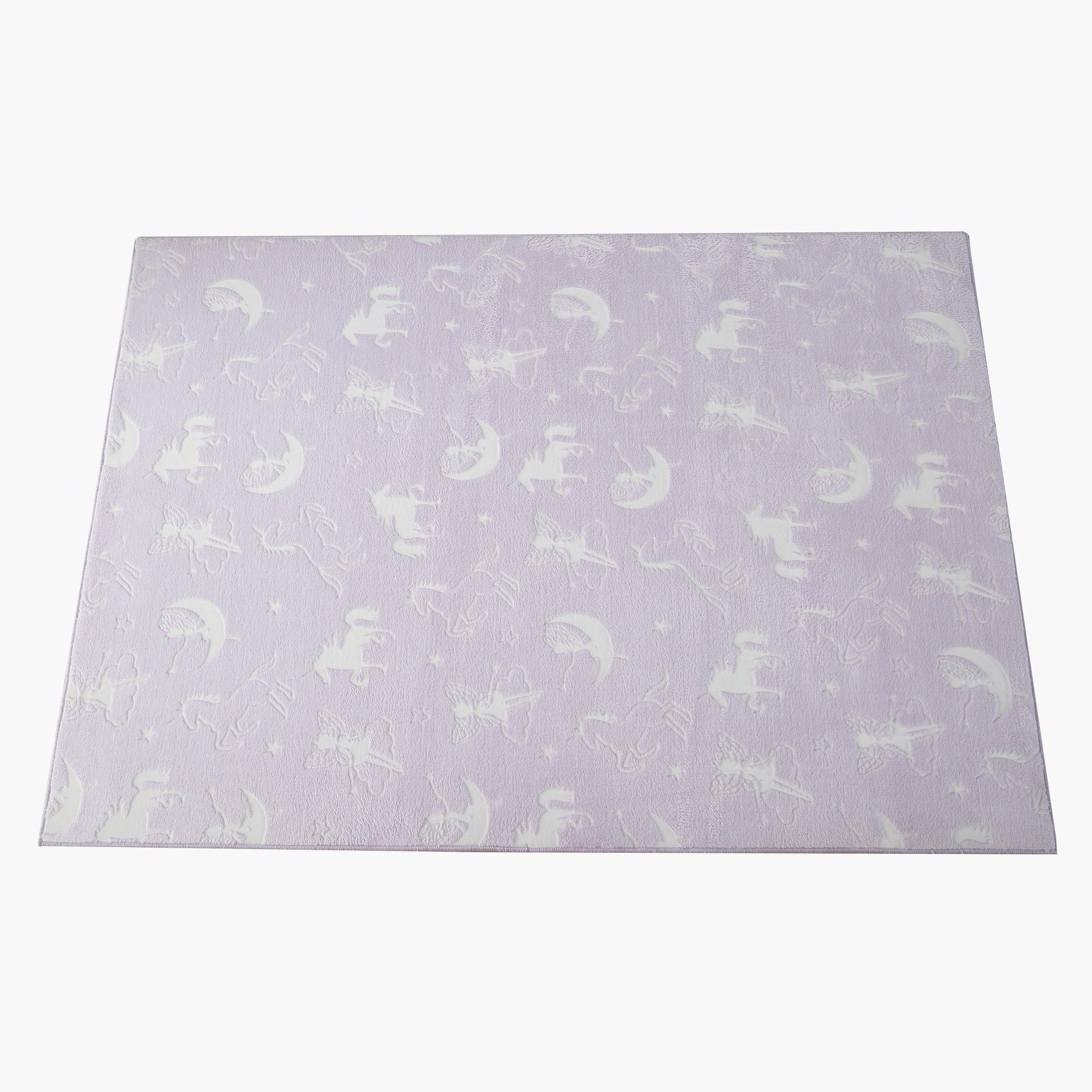 Ben Unicorn Luminescence Glow-in-the-Dark Rug - 110x160 cm-hbxhomeware-hbxkidsandyouth-image-5