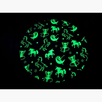 Ben Unicorn Luminescence Glow-in-the-Dark Rug - 100 cms