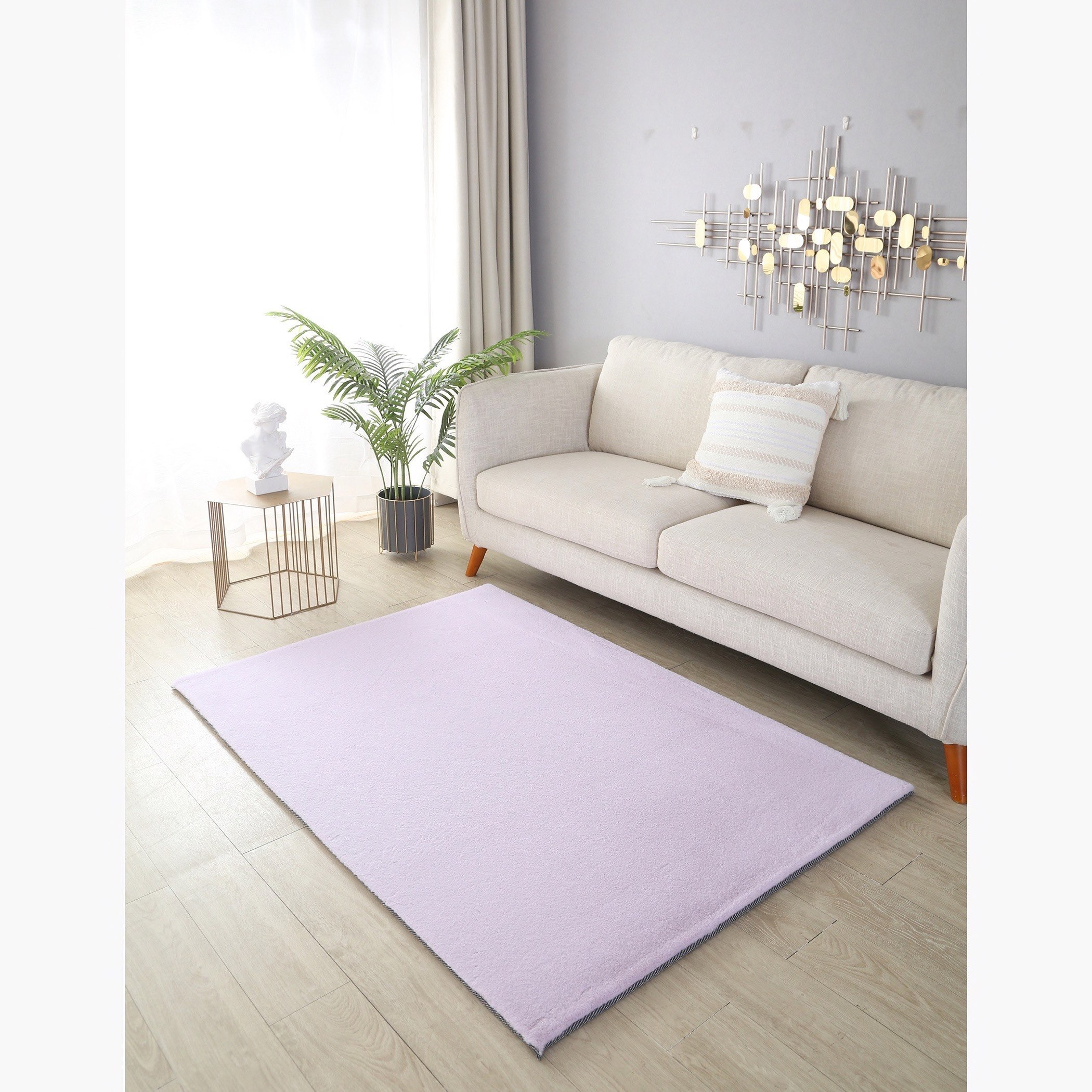 سجادة ناعمة فرو أرنب من بن كلير - 140x200 سم-hbxhomeware-hbxkidsandyouth-image-1