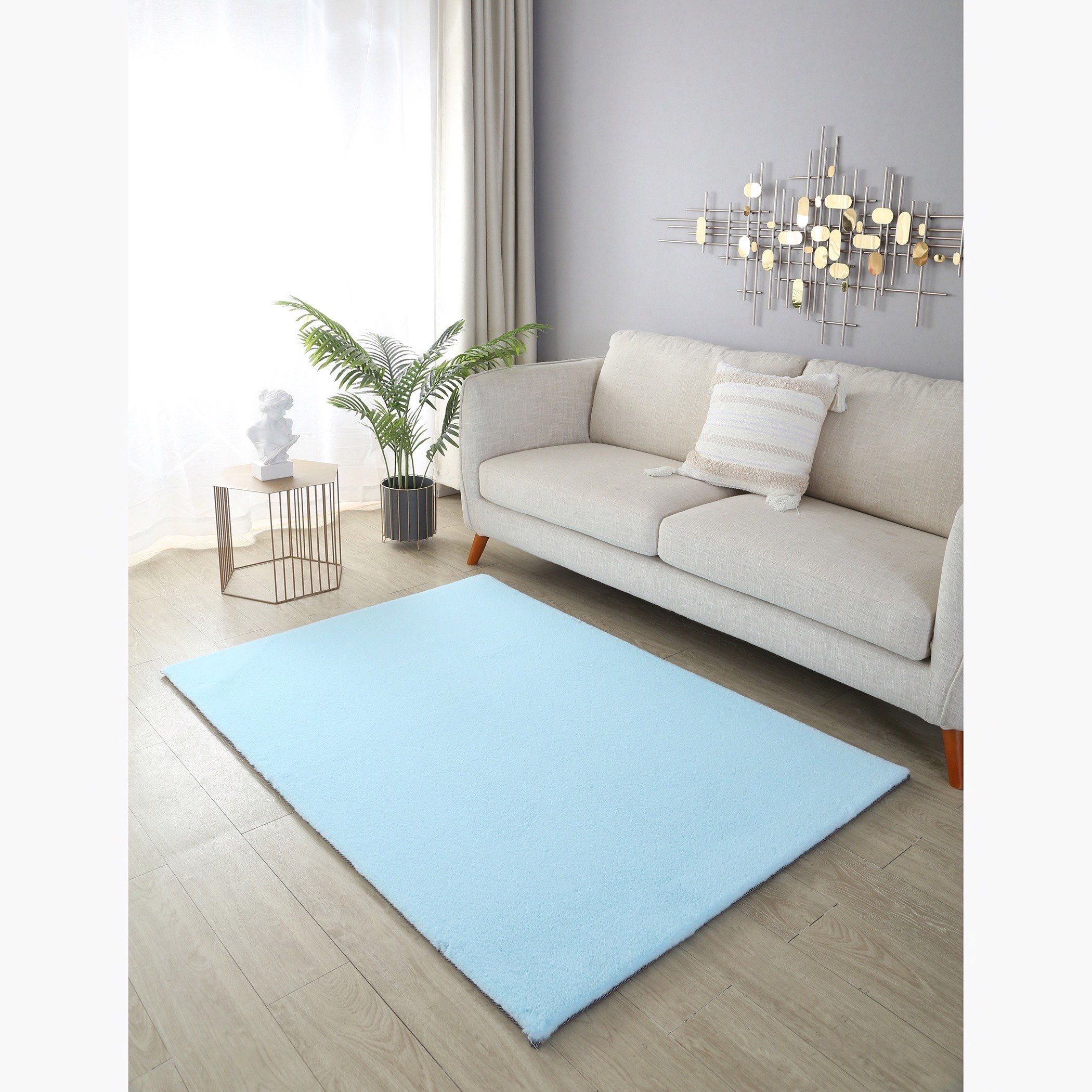 سجادة فرو أرنب ناعمة من بن كلير - 140x200 سم-hbxhomeware-hbxkidsandyouth-image-1
