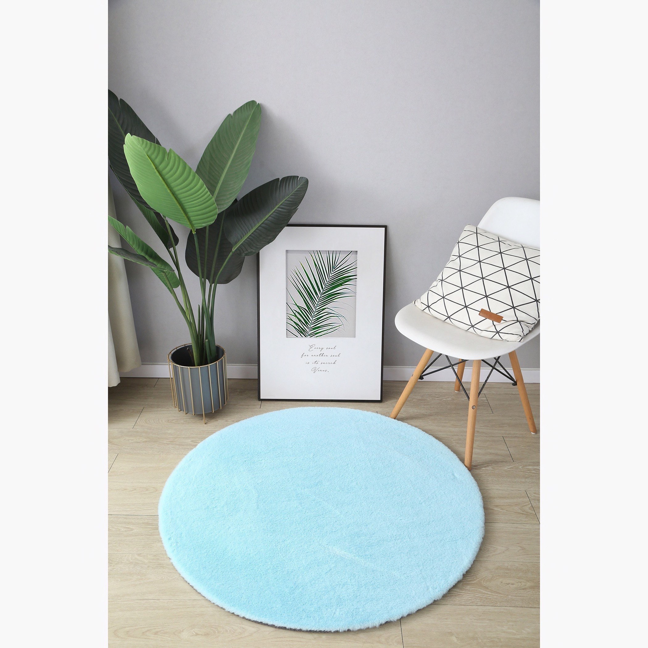 سجادة فرو أرنب ناعمة من بن كلير - 100 سم-hbxhomeware-hbxkidsandyouth-image-1