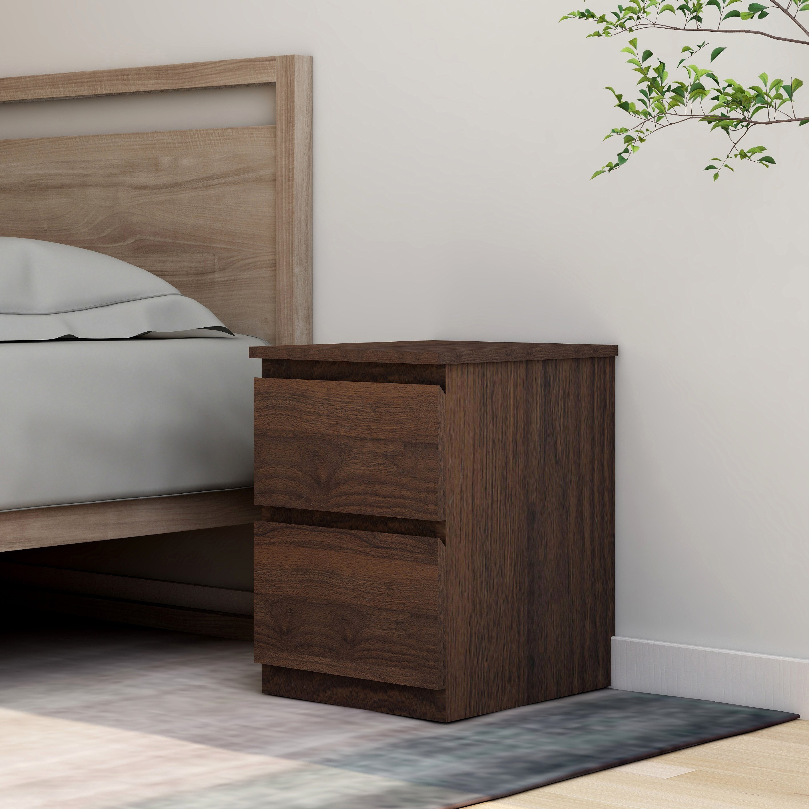 طاولة سرير جانبية بدرجين من كالتورب-hbxfurniture-bedroom-nightstands-image-1