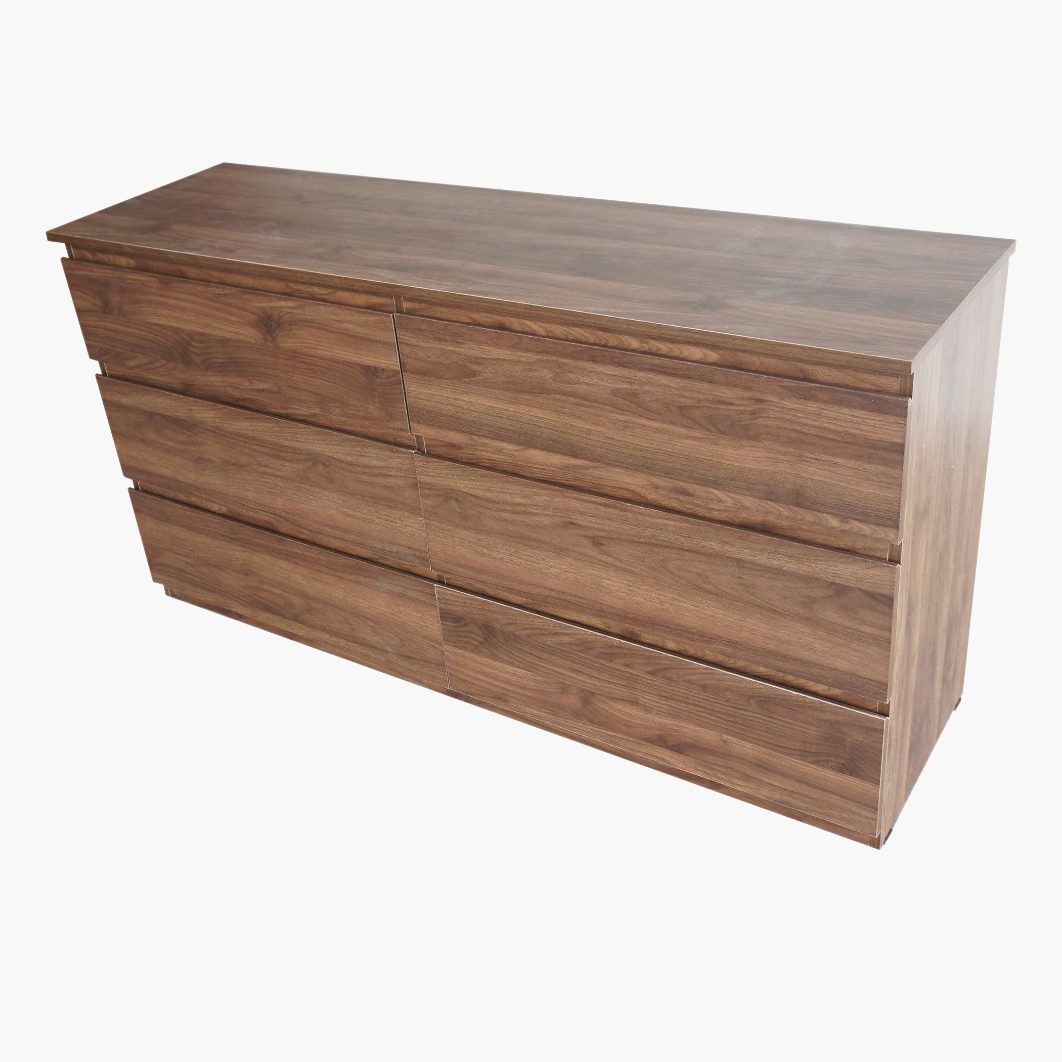 طاولة تزيين مزدوجة 6 أدراج دون مرآة من كالتورب-hbxfurniture-bedroom-dressersandmirrors-image-2