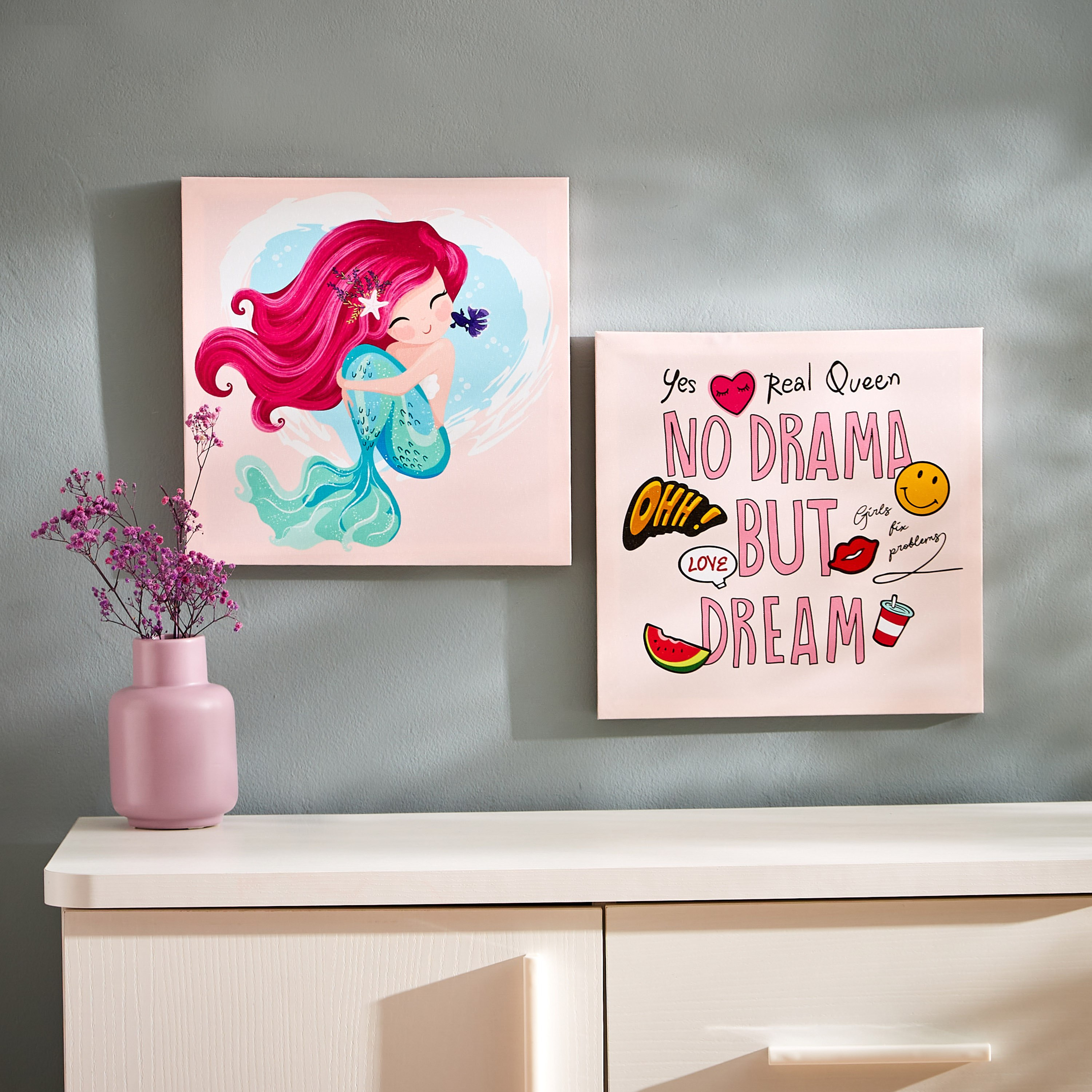 طقم لوحة كانفاس مؤطرة قطعتين من آرتيستري - 30x30x1.8 سم-hbxhomeware-hbxkidsandyouth-image-1