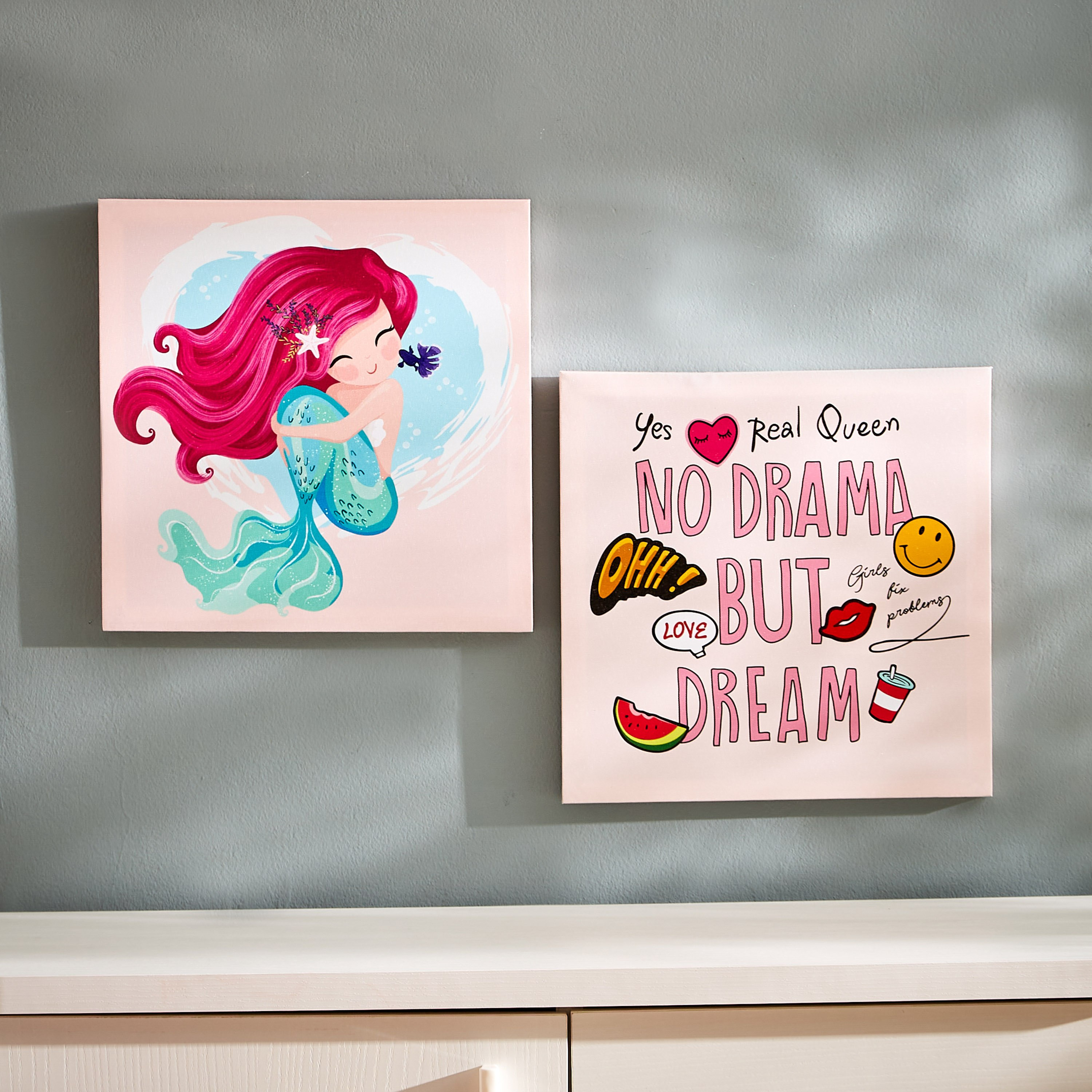 طقم لوحة كانفاس مؤطرة قطعتين من آرتيستري - 30x30x1.8 سم-hbxhomeware-hbxkidsandyouth-image-2