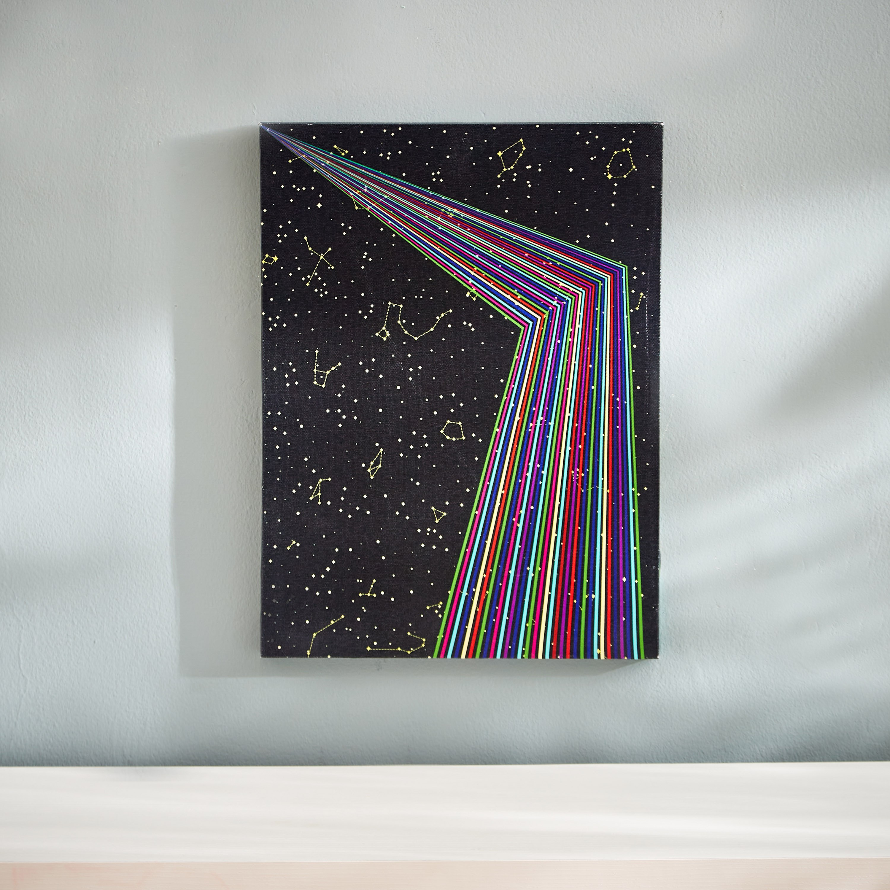 Artistry Cosmic Vibes Across Canvas - 30x40x1.8 cm-hbxhomeware-hbxkidsandyouth-image-2