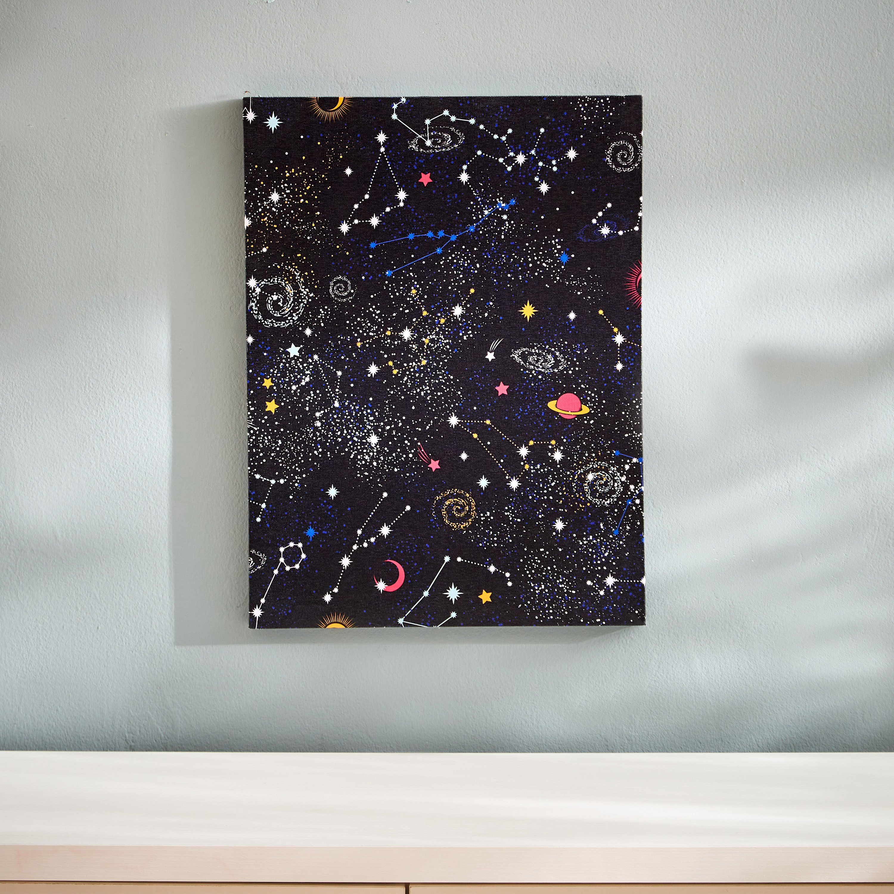 لوحة كانفاس الأبراج والنجوم من آرتستري - 30x40x1.8 سم-hbxhomeware-hbxkidsandyouth-image-2