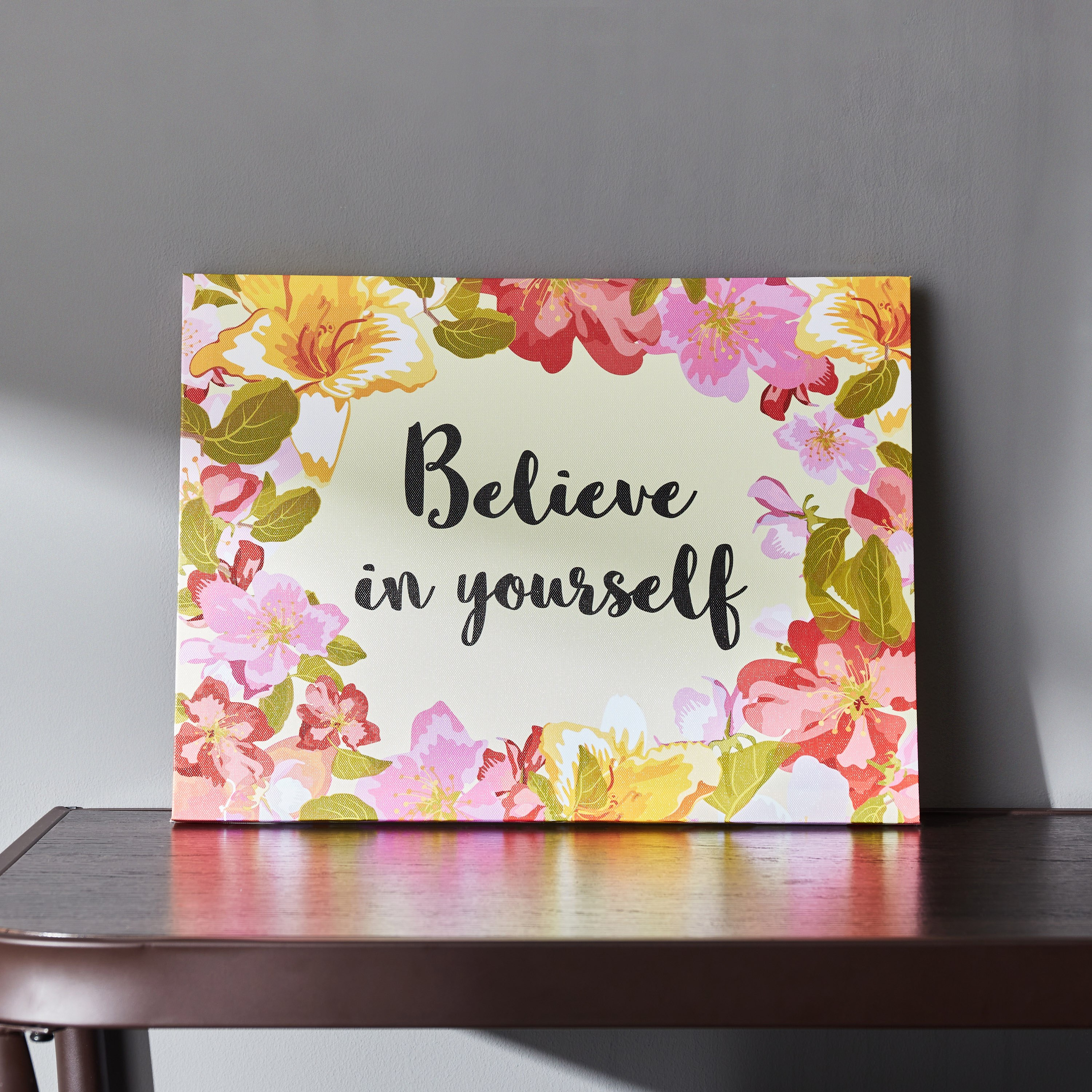 Artistry Believe in Yourself Canvas - 30x40x1.8 cm-hbxhomeware-hbxkidsandyouth-image-1